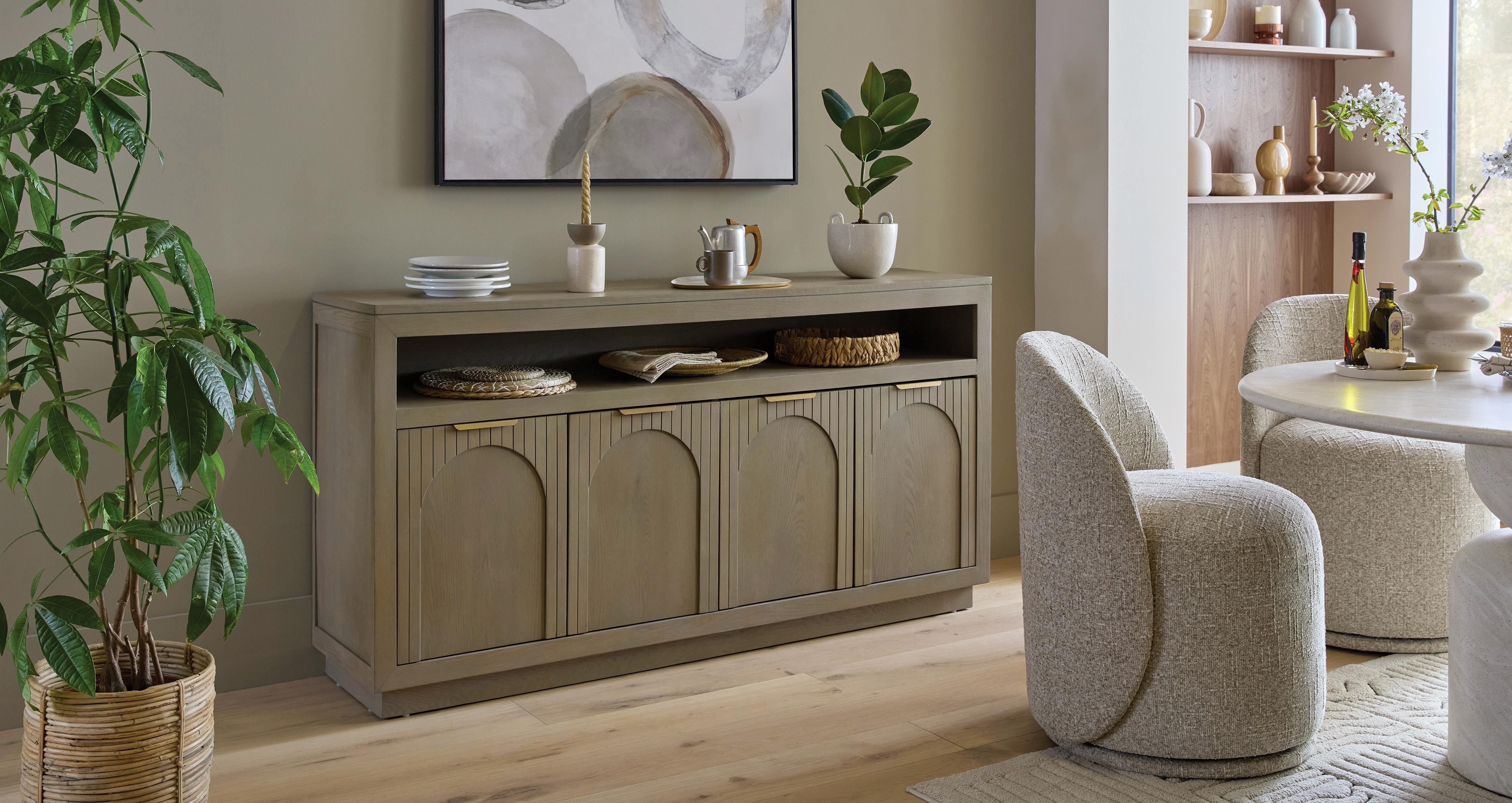 Agnes Sideboard in Agnes Grey Washed Oak Grey Washed Oak