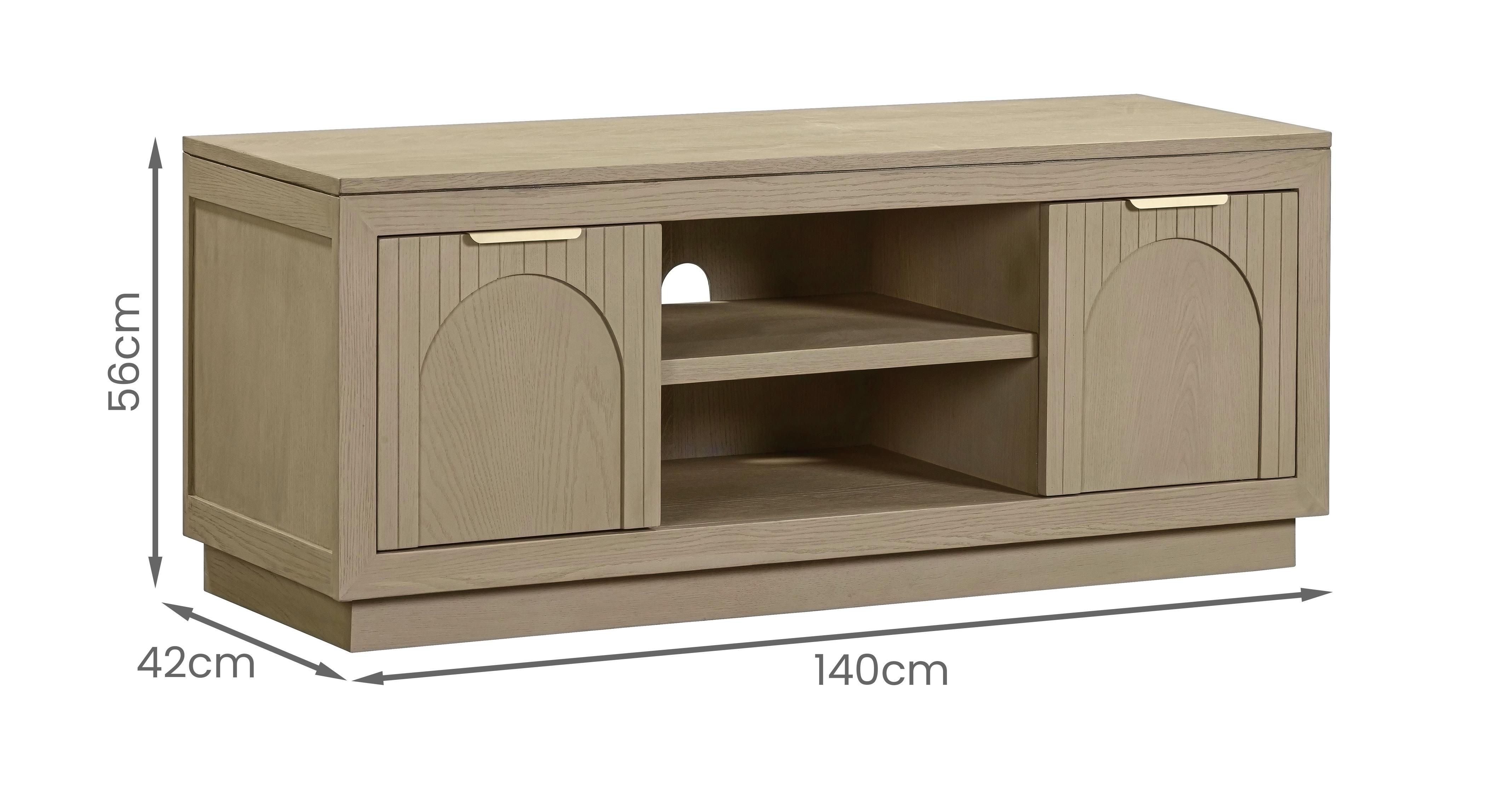 Agnes TV Unit in Agnes Grey Washed Oak Grey Washed Oak