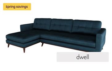 Left Hand Facing 4 Seat Chaise End Sofa