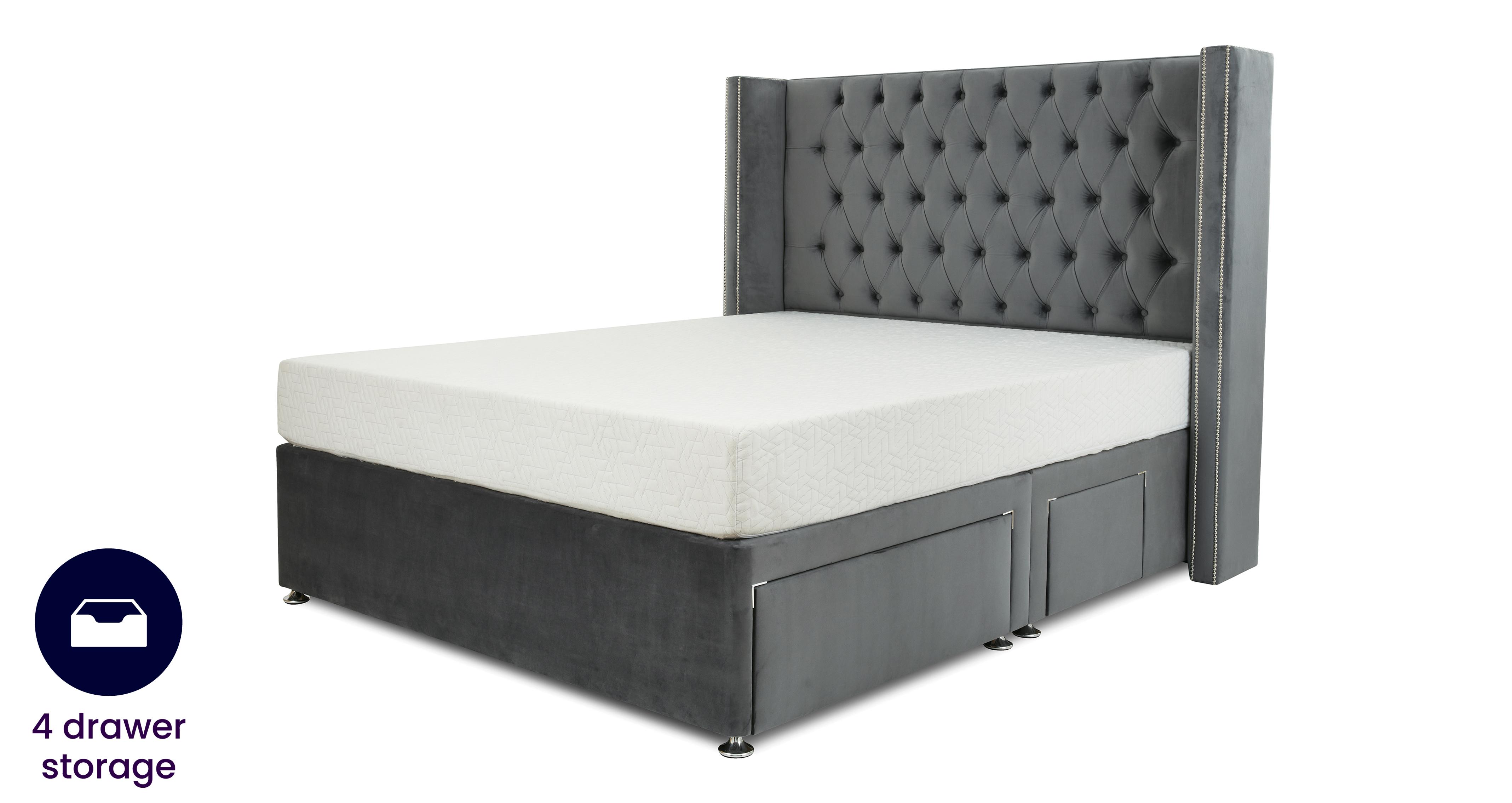 aldridge King Size 4 Drawer Bedframe