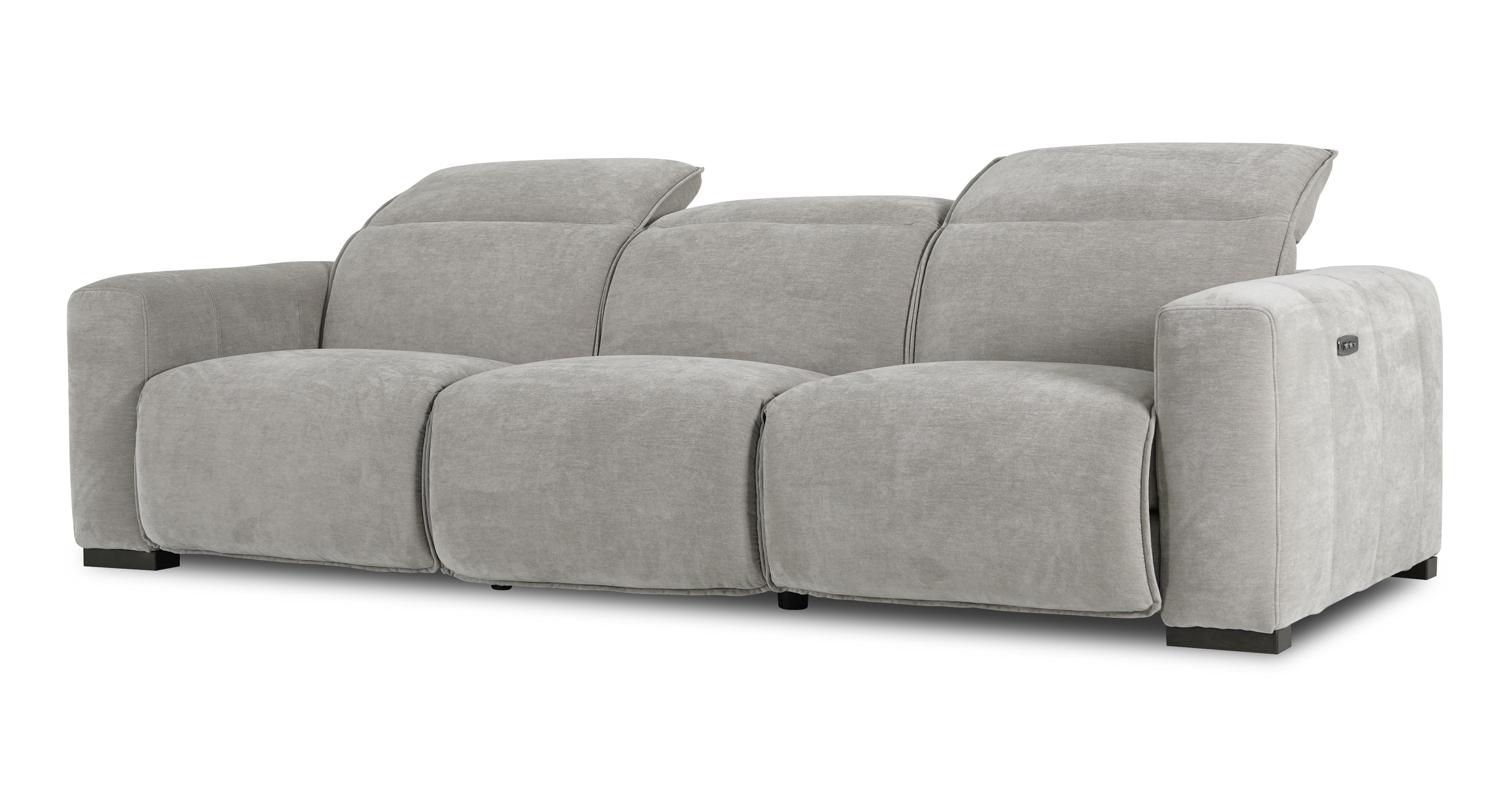 Alivia 3 Seat Power Recliner in Hesper Mist