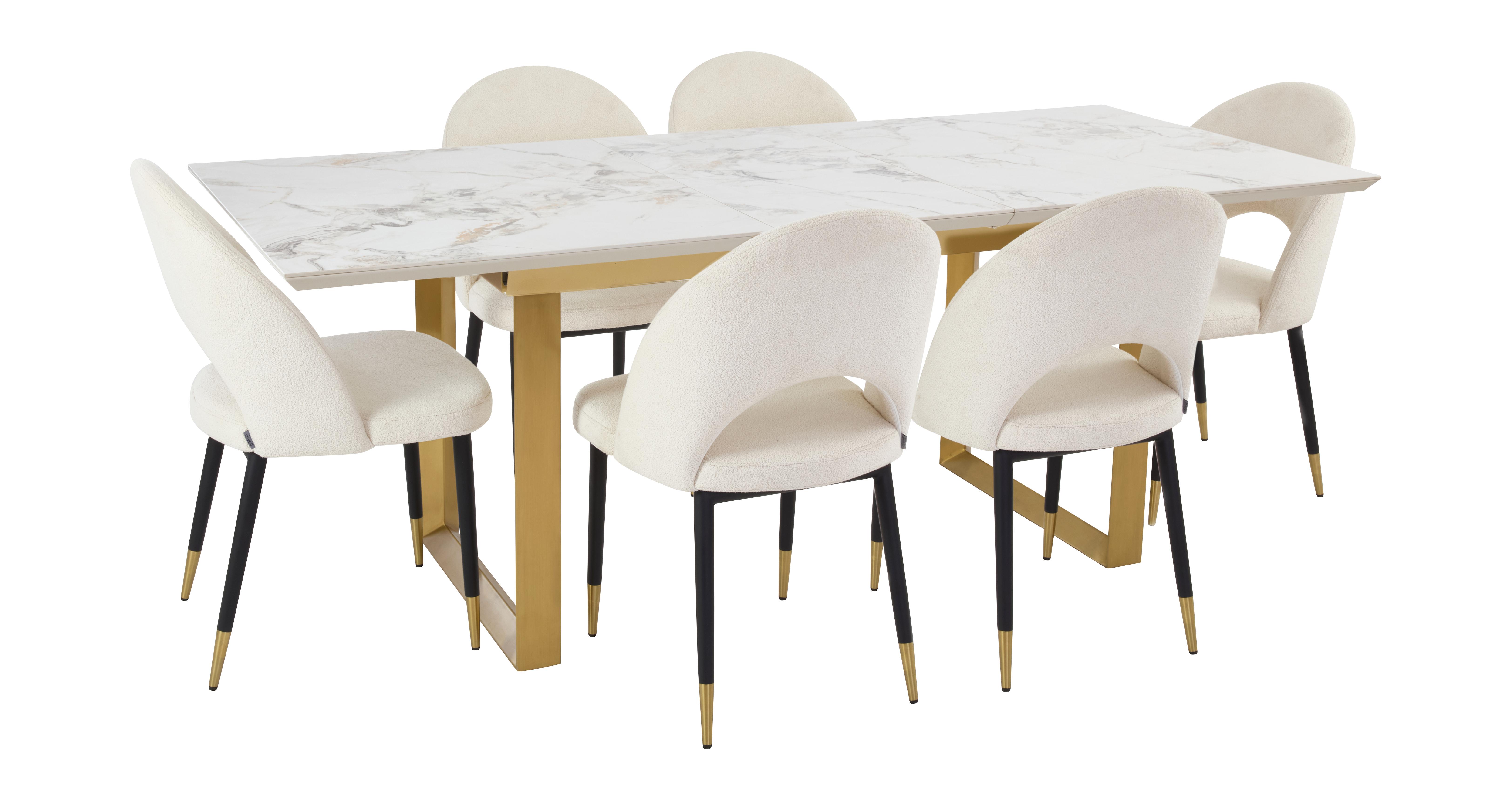 Dining Set (Extending Table & 6 Chairs)
