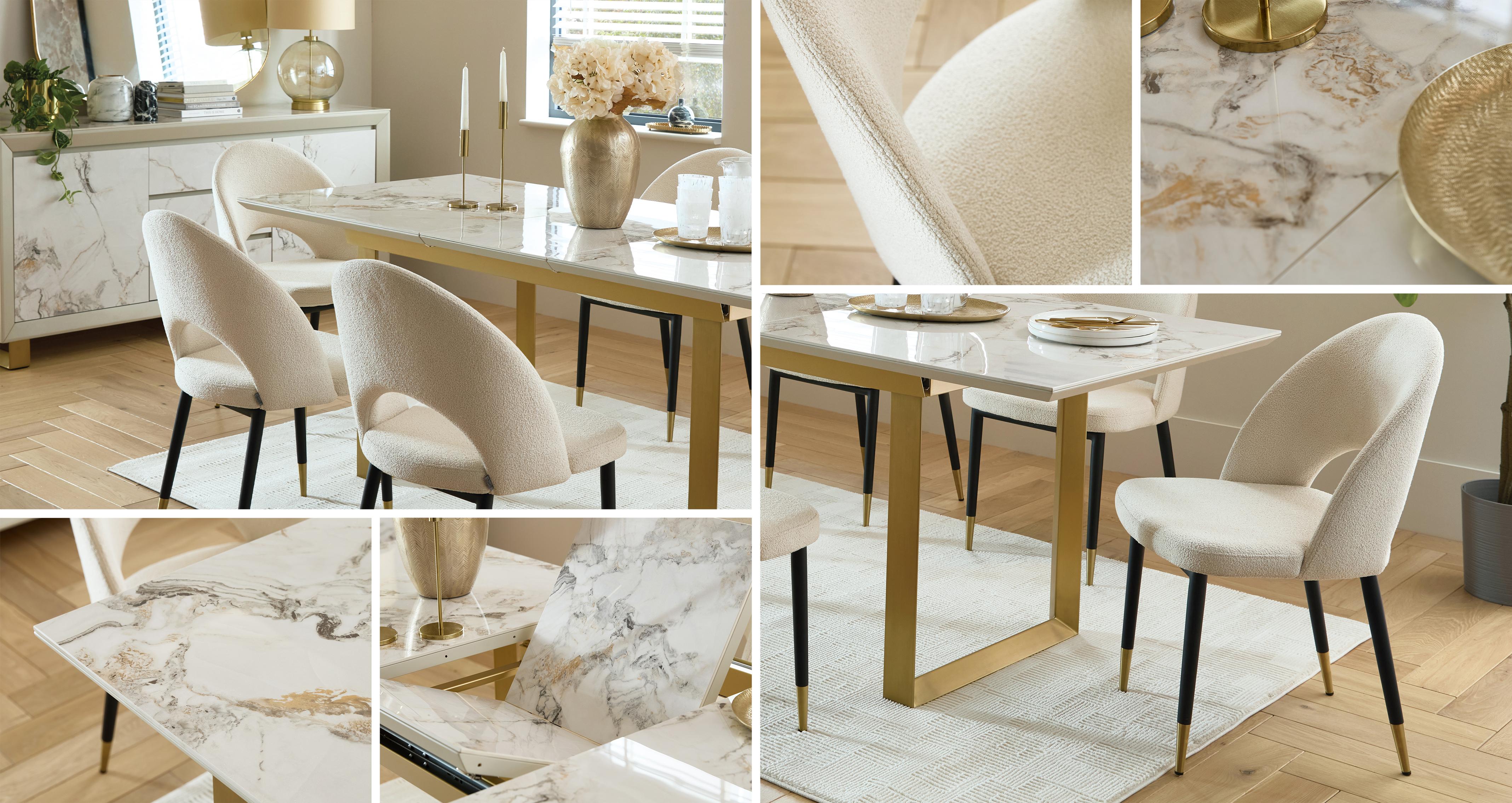 Alston Dining Set Extending Table Chairs DFS