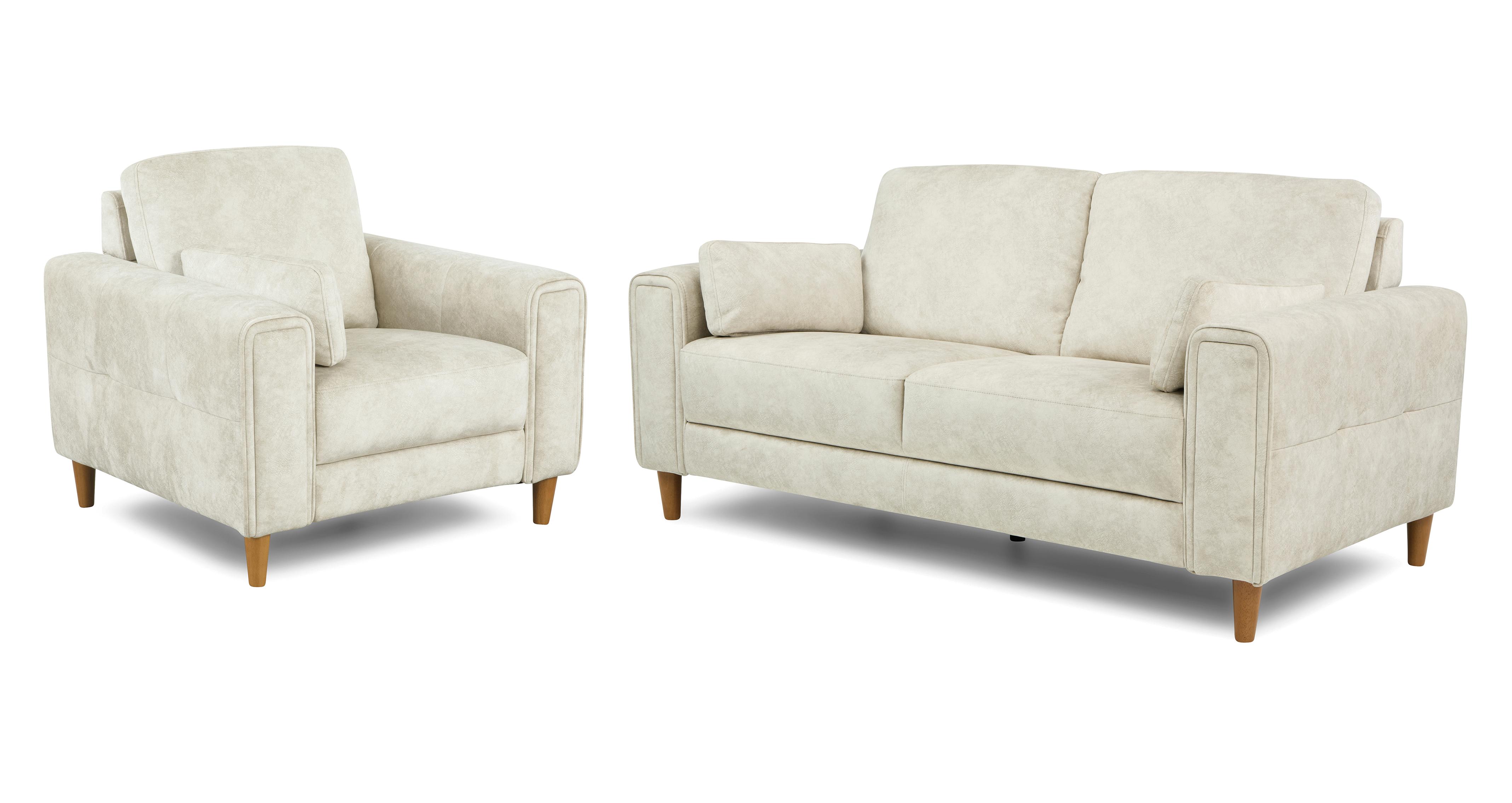 3 Seater Sofa and Armchair Bundle