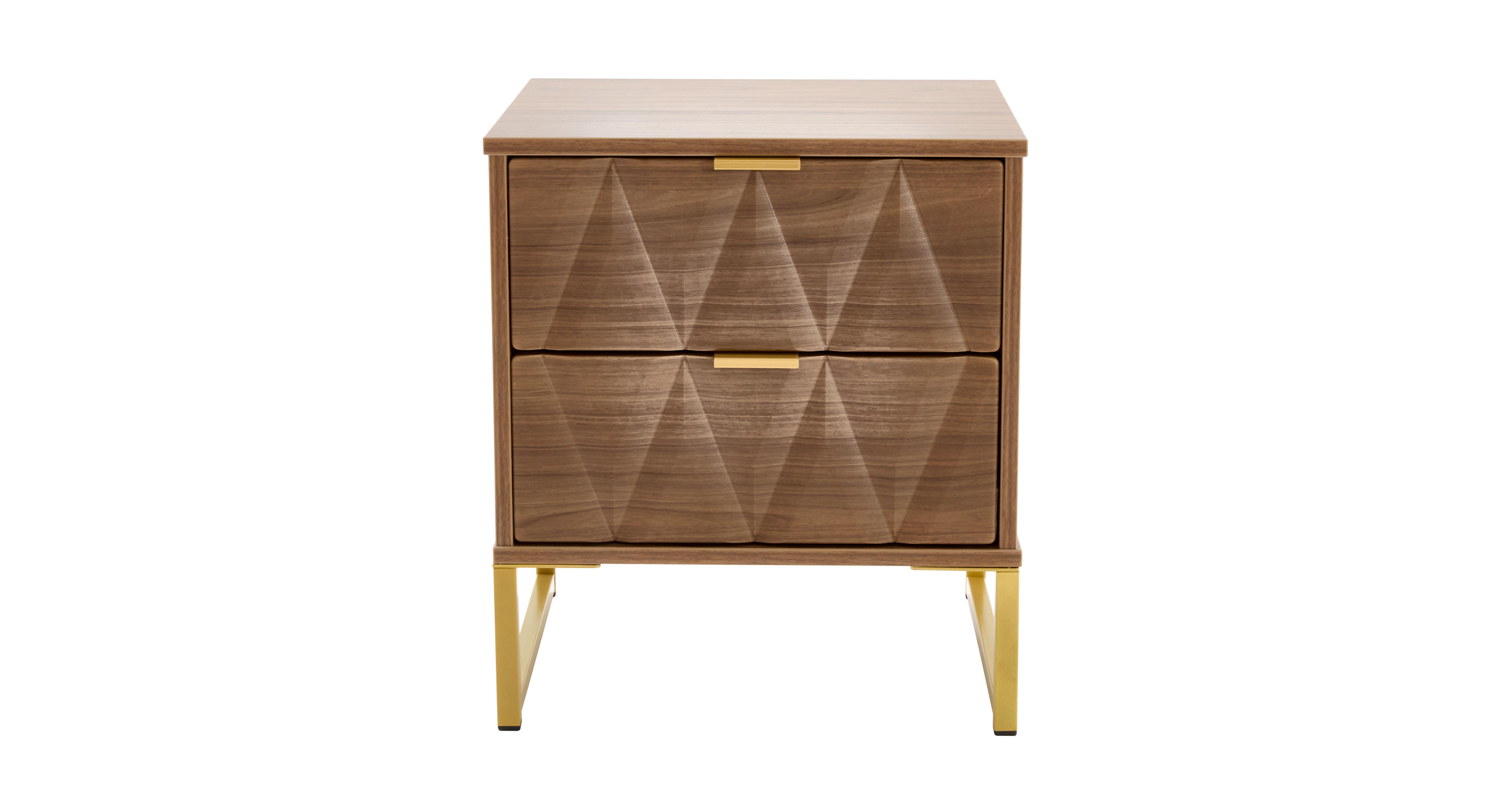 2 Drawer Bedside Table