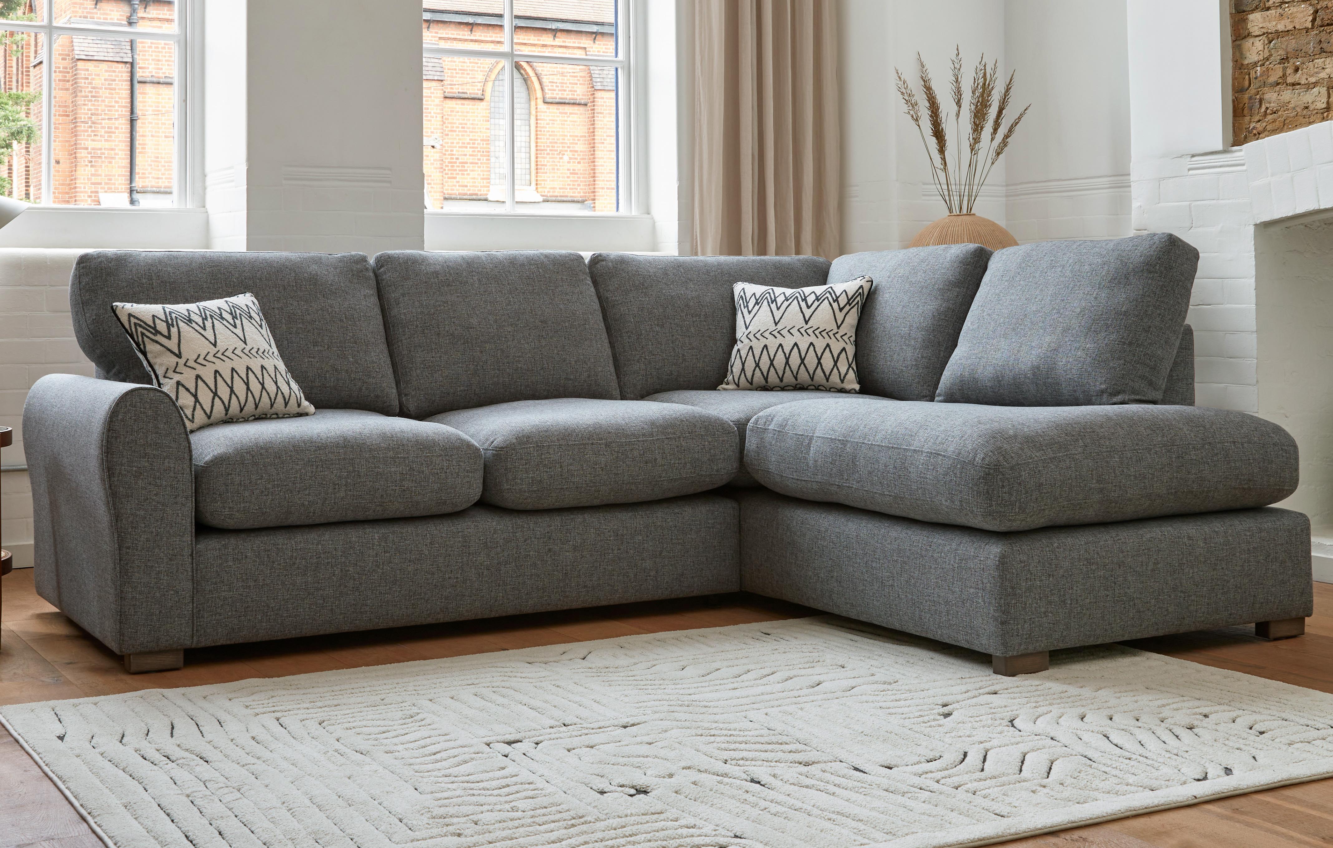 Gray shop l sofa