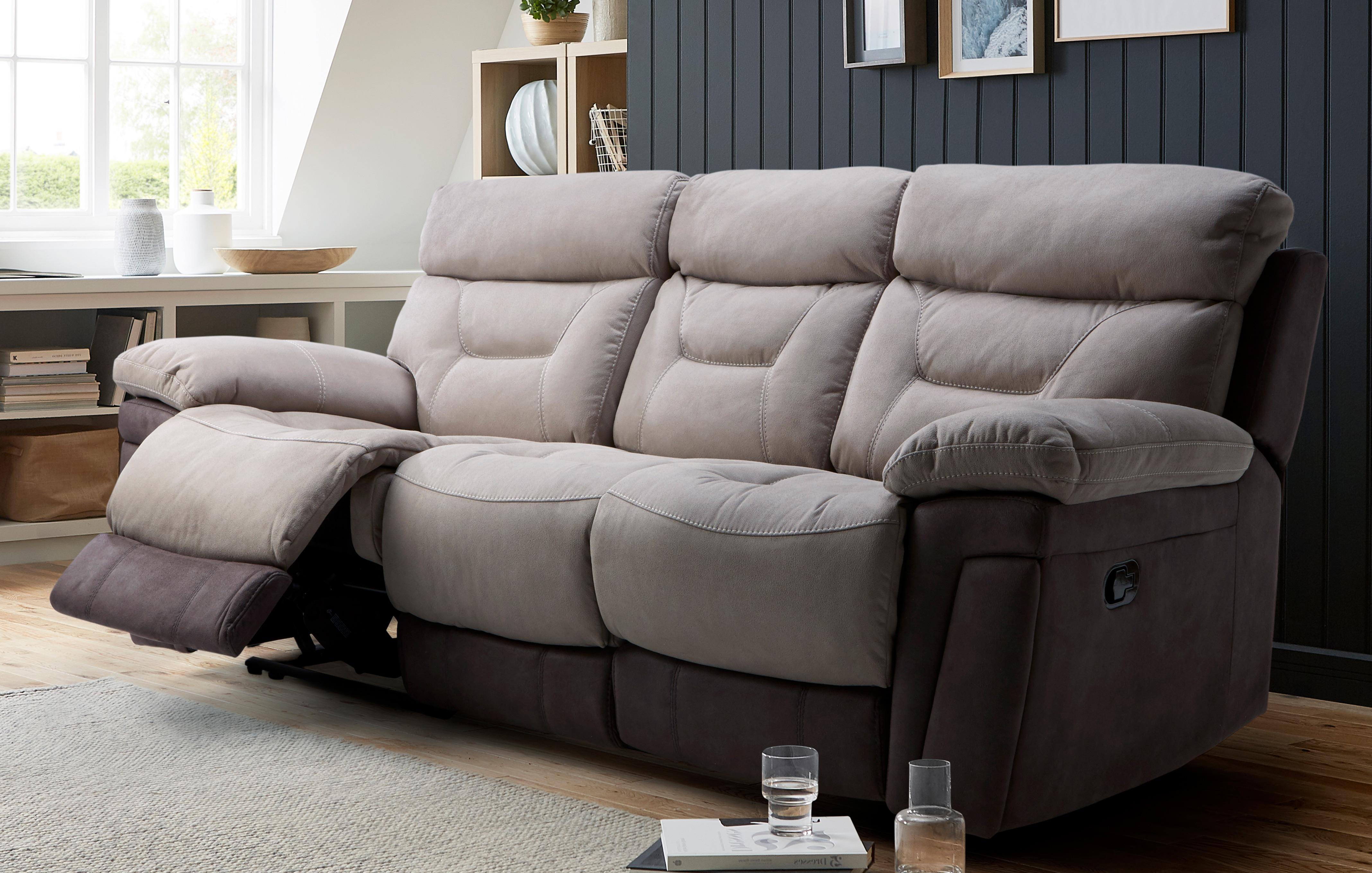 Our Full Range Fabric & Leather Recliner Sofas | DFS