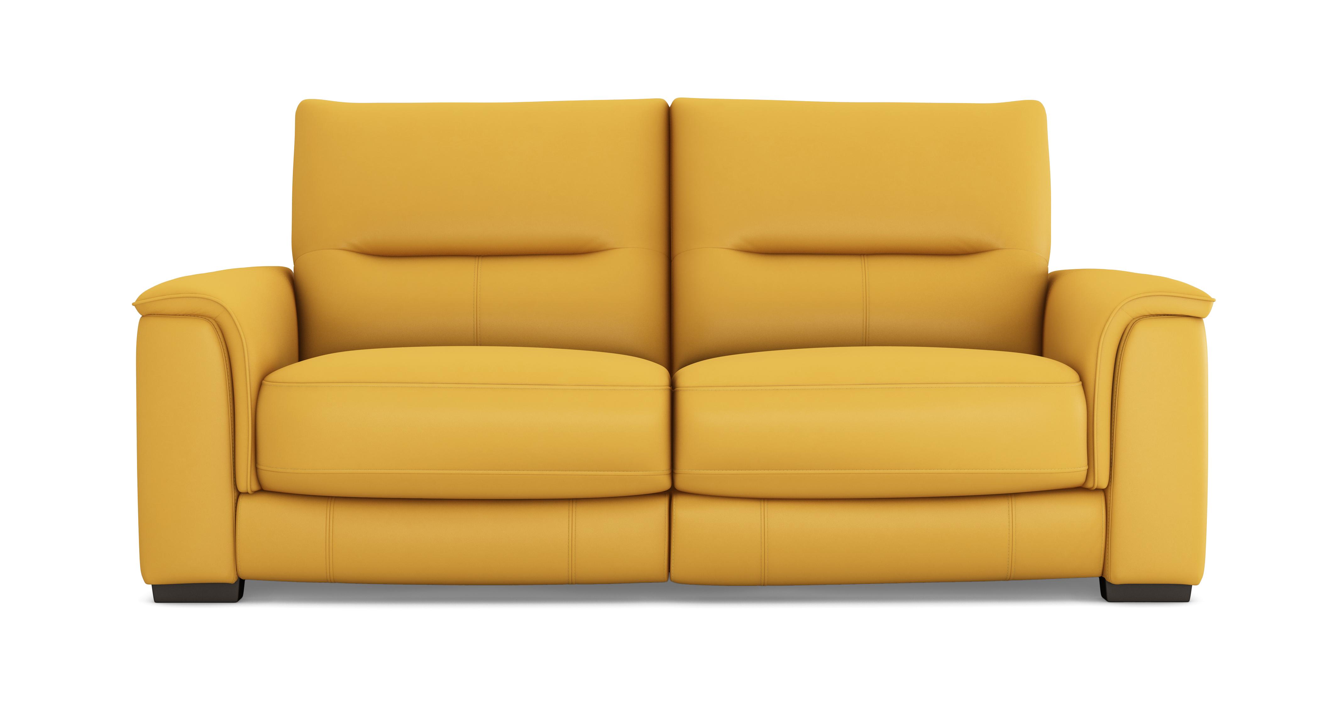 Leather 3 Seater Power Recliner with Headrest and Lumbar