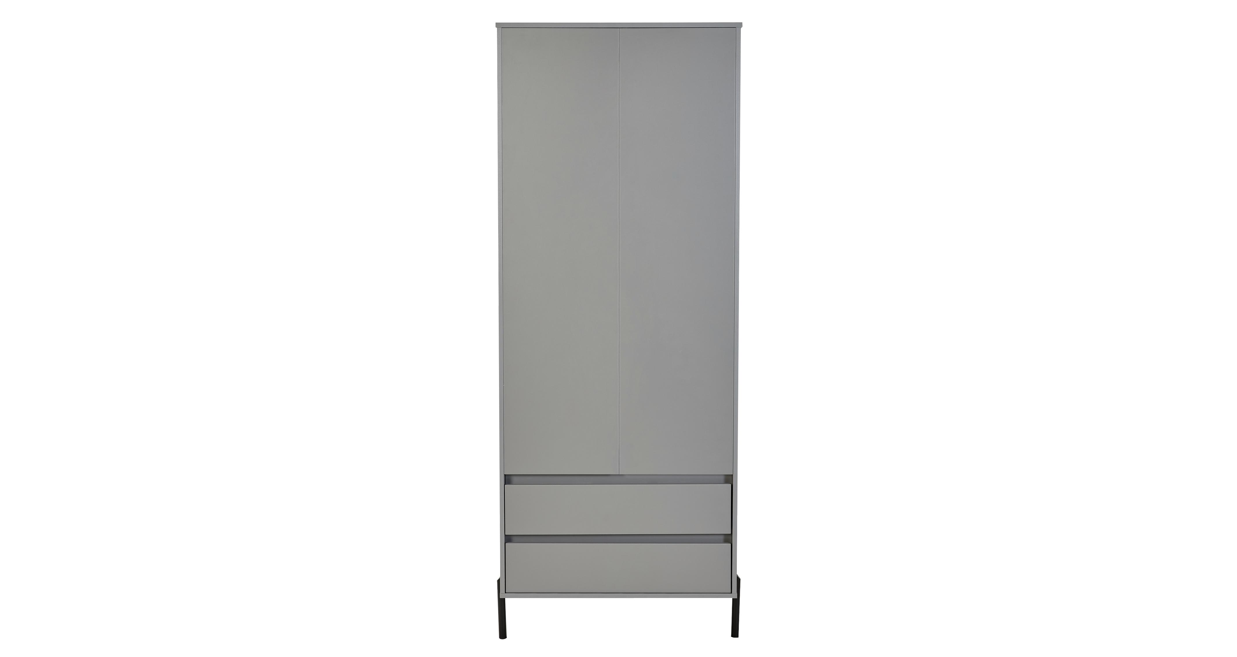 2 Door 2 Drawer Wardrobe