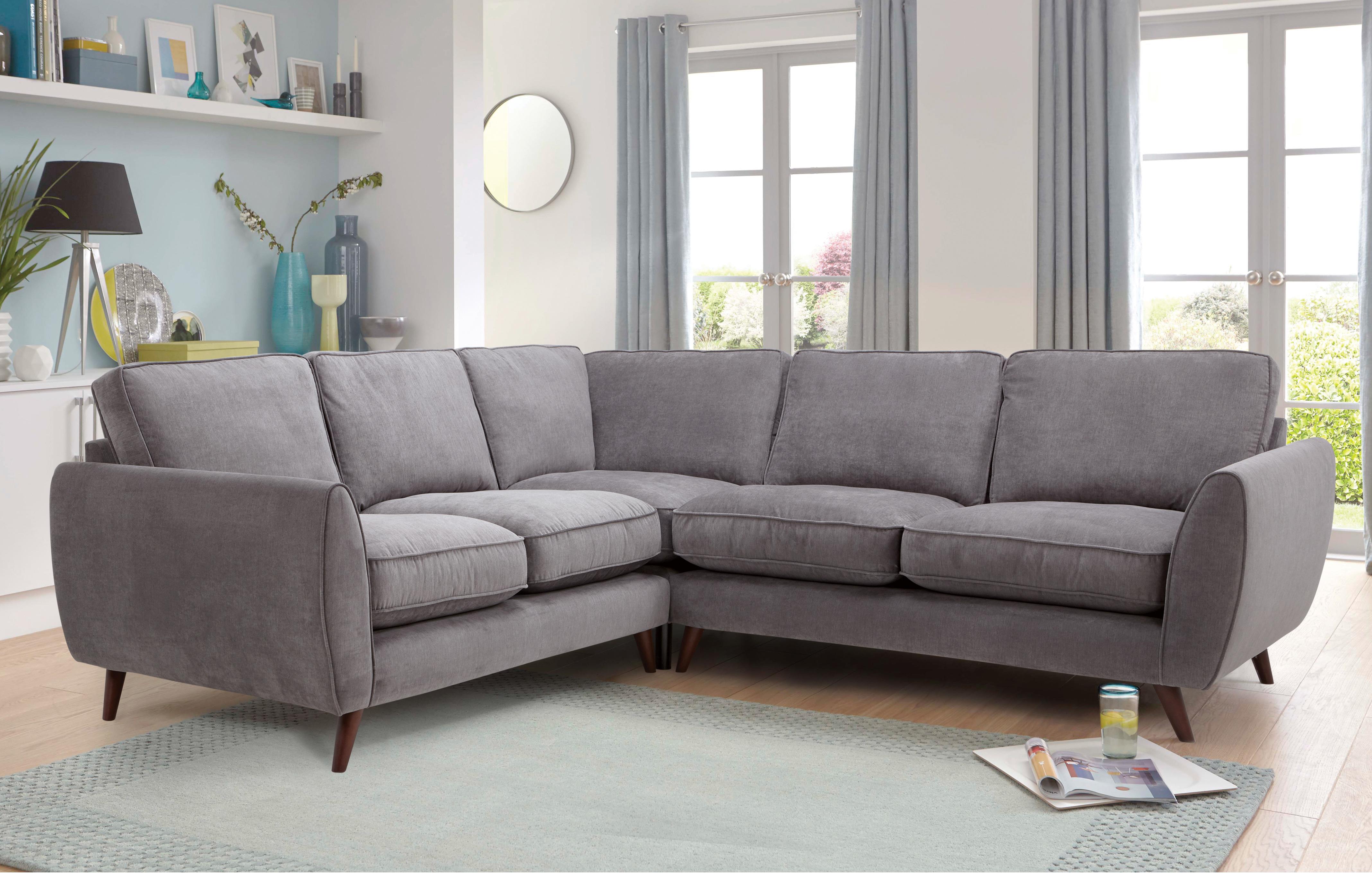 DFS Darwin Corner Sofa in Grey Combination