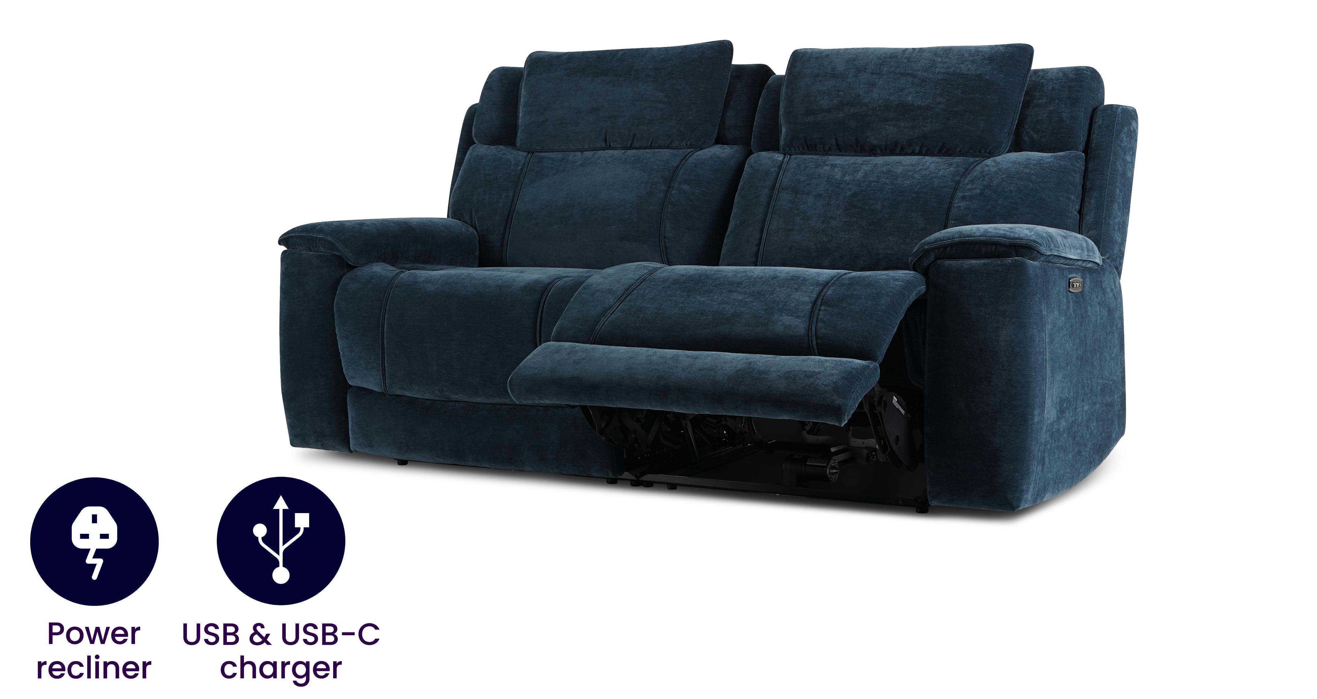 3 Seat Power Recliner
