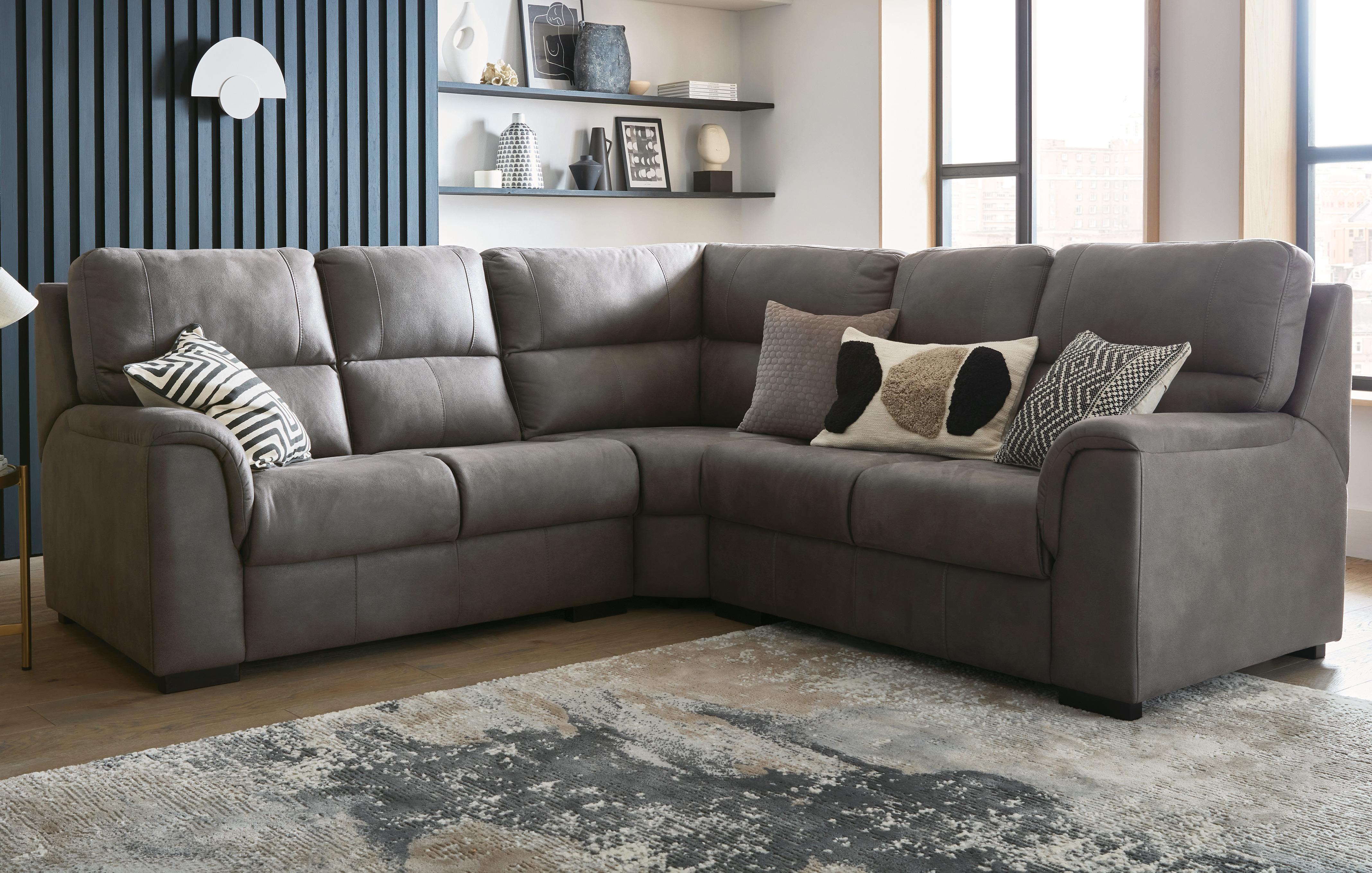 Dfs fabric deals corner recliner sofas