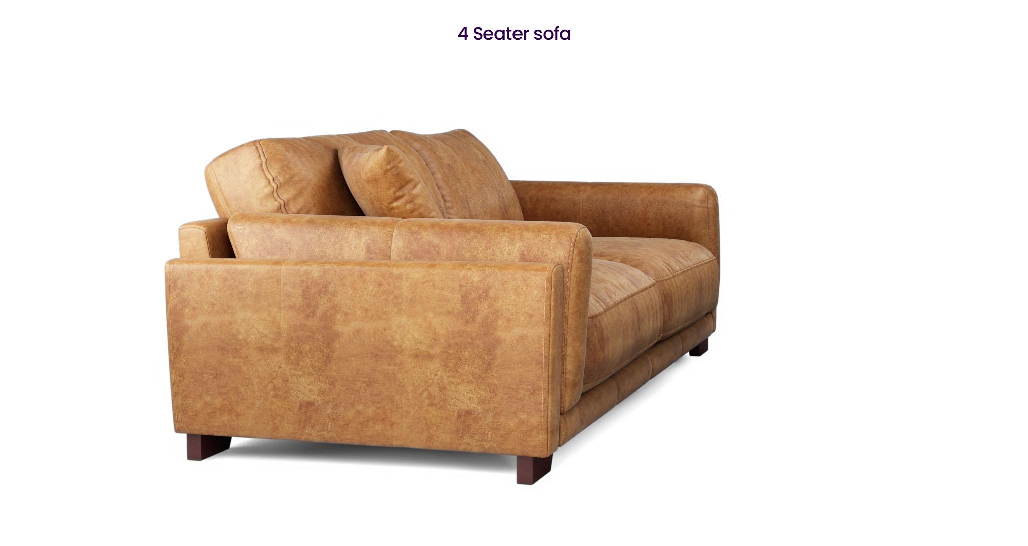 Dfs 4 deals seater leather sofa