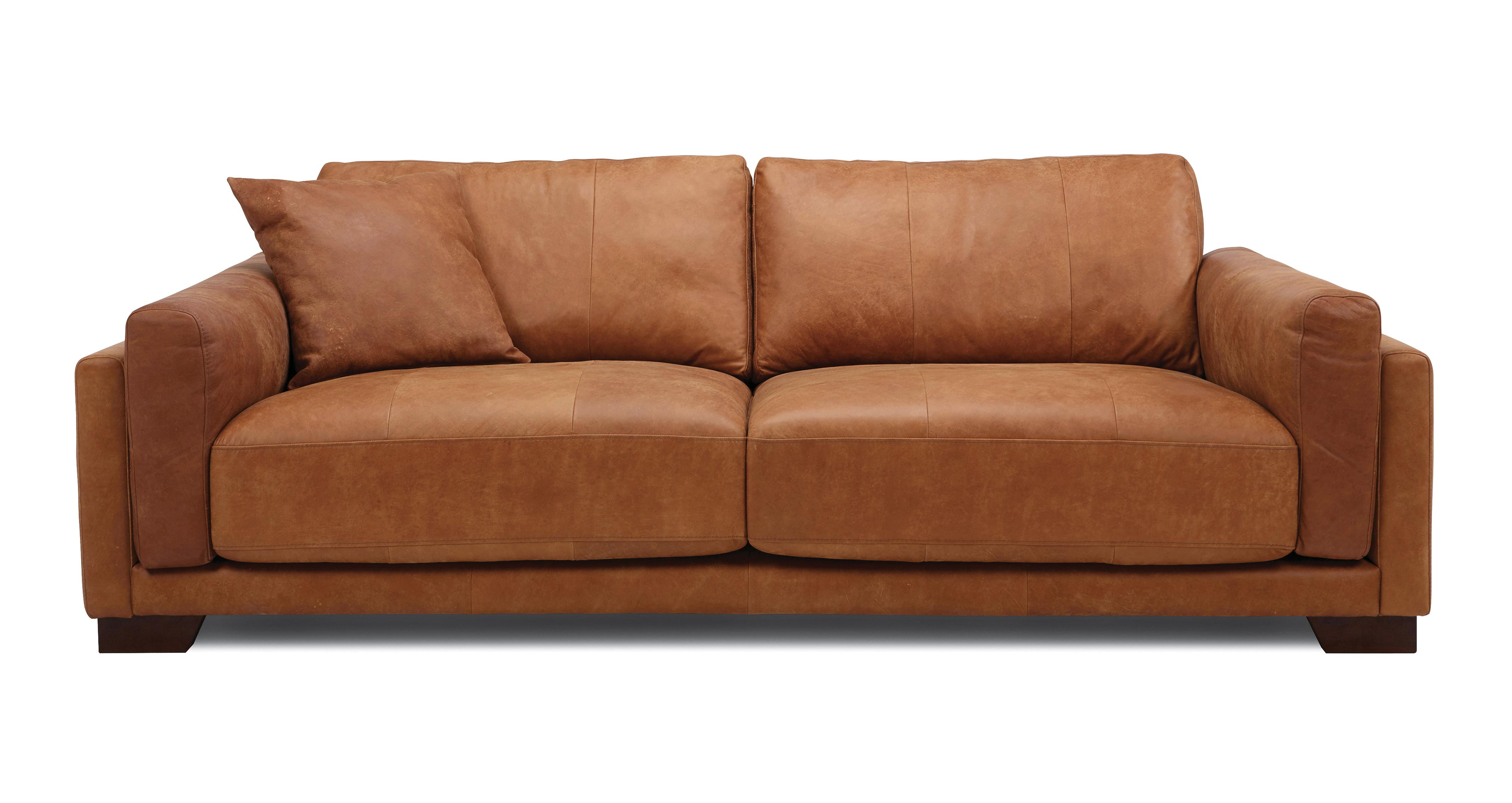 Dfs leather deals settee sale