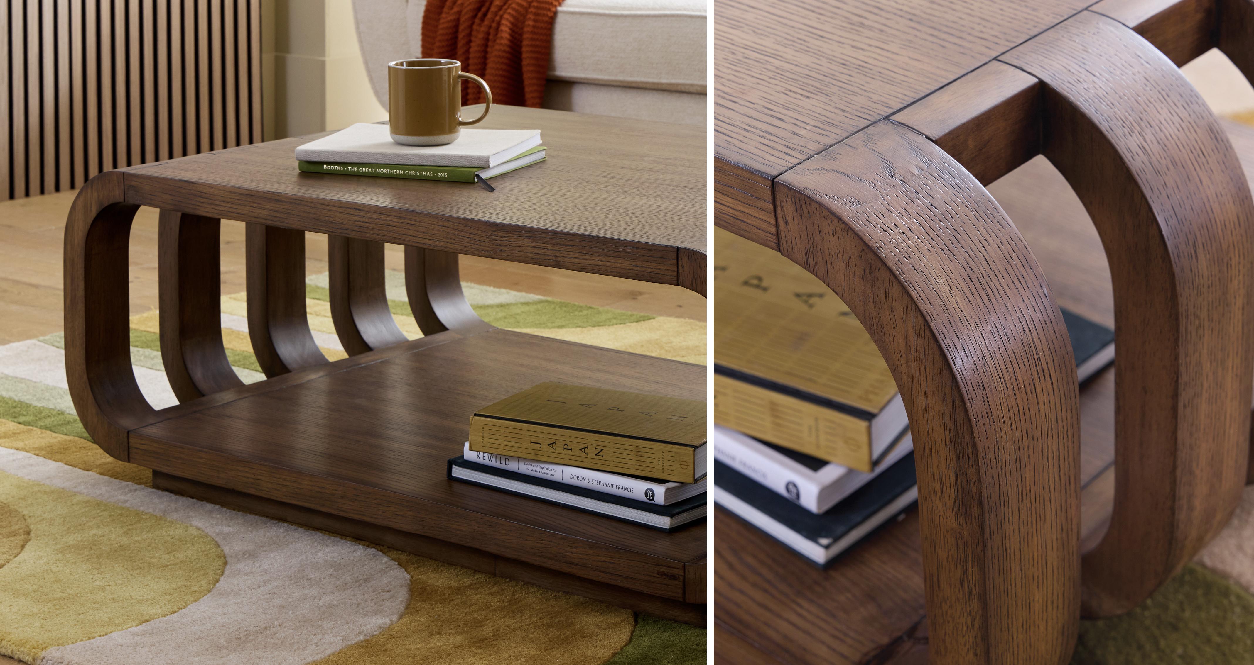 Ballota Coffee Table in Ballota Walnut