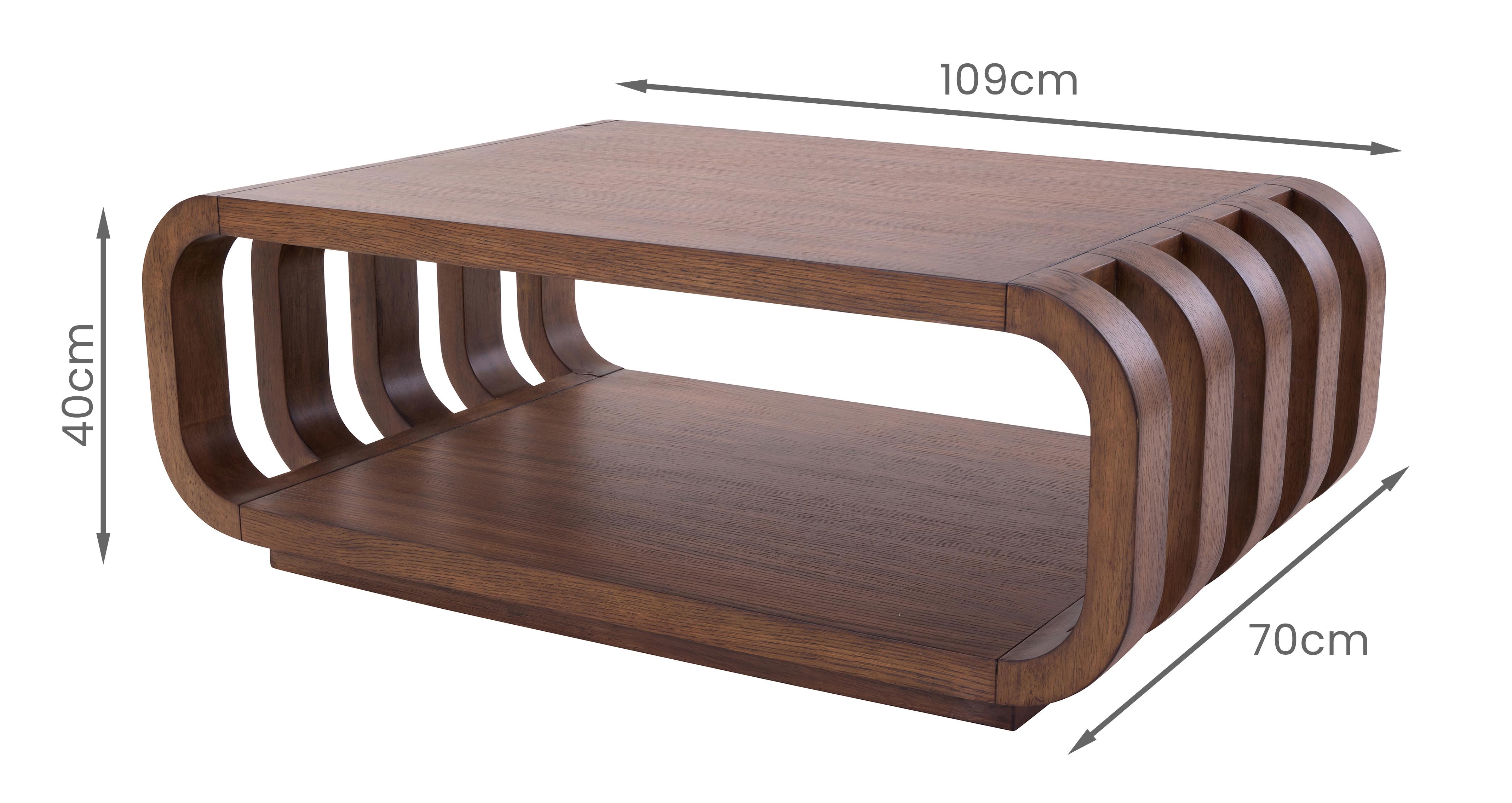 Ballota Coffee Table in Ballota Walnut
