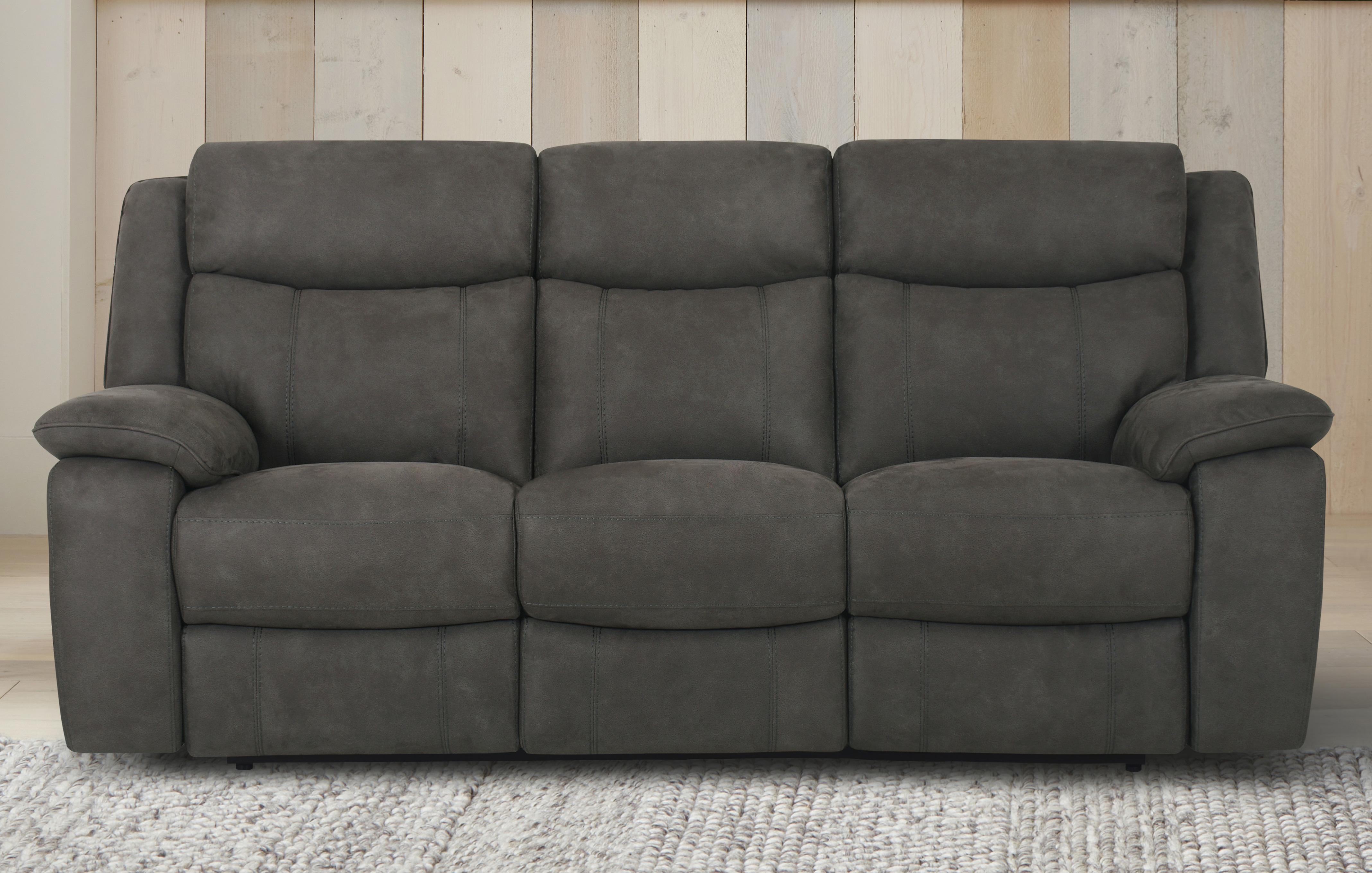 Dfs 3 seater fabric outlet sofa