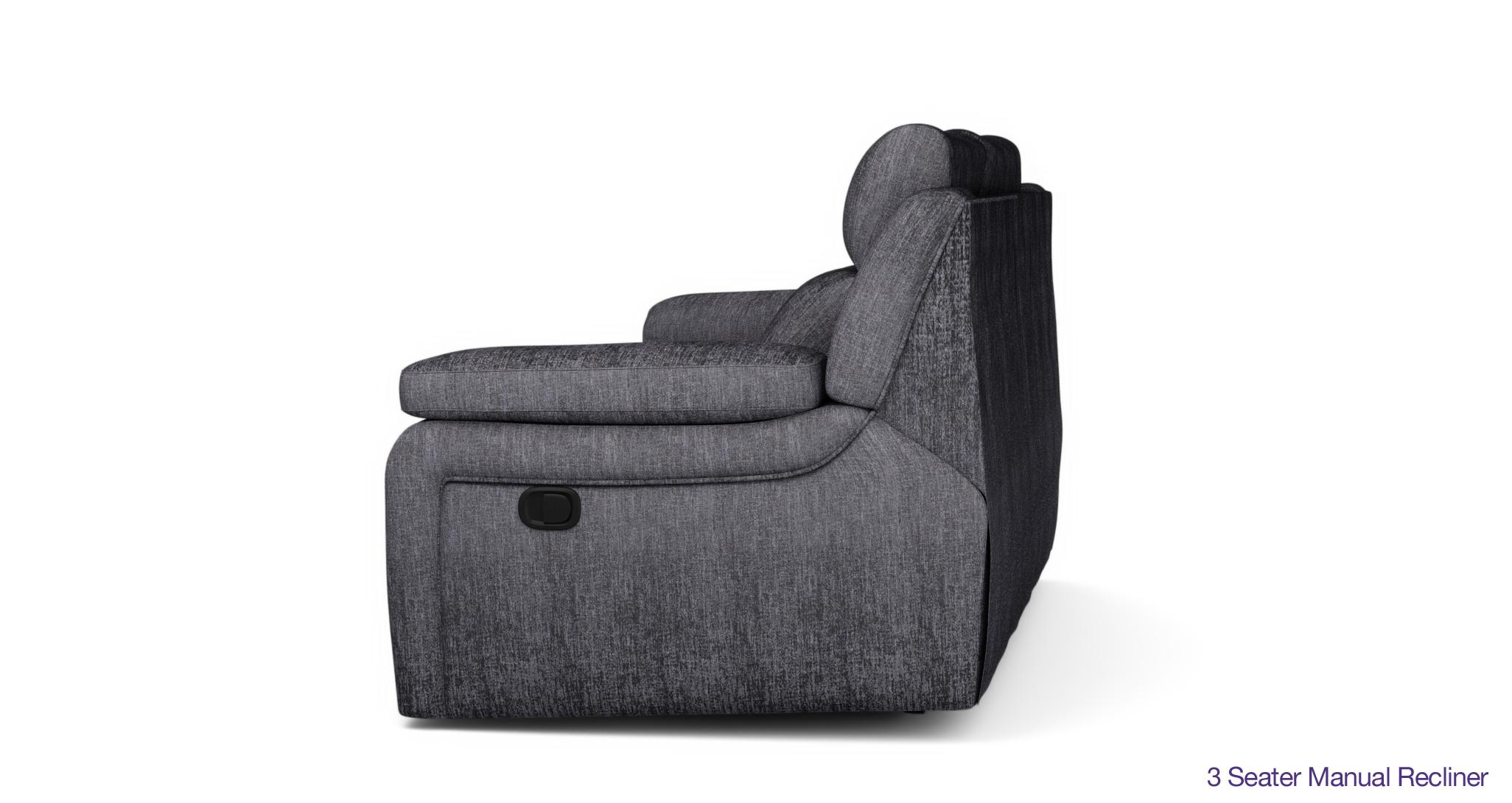 Barrett 3 seater manual recliner sale