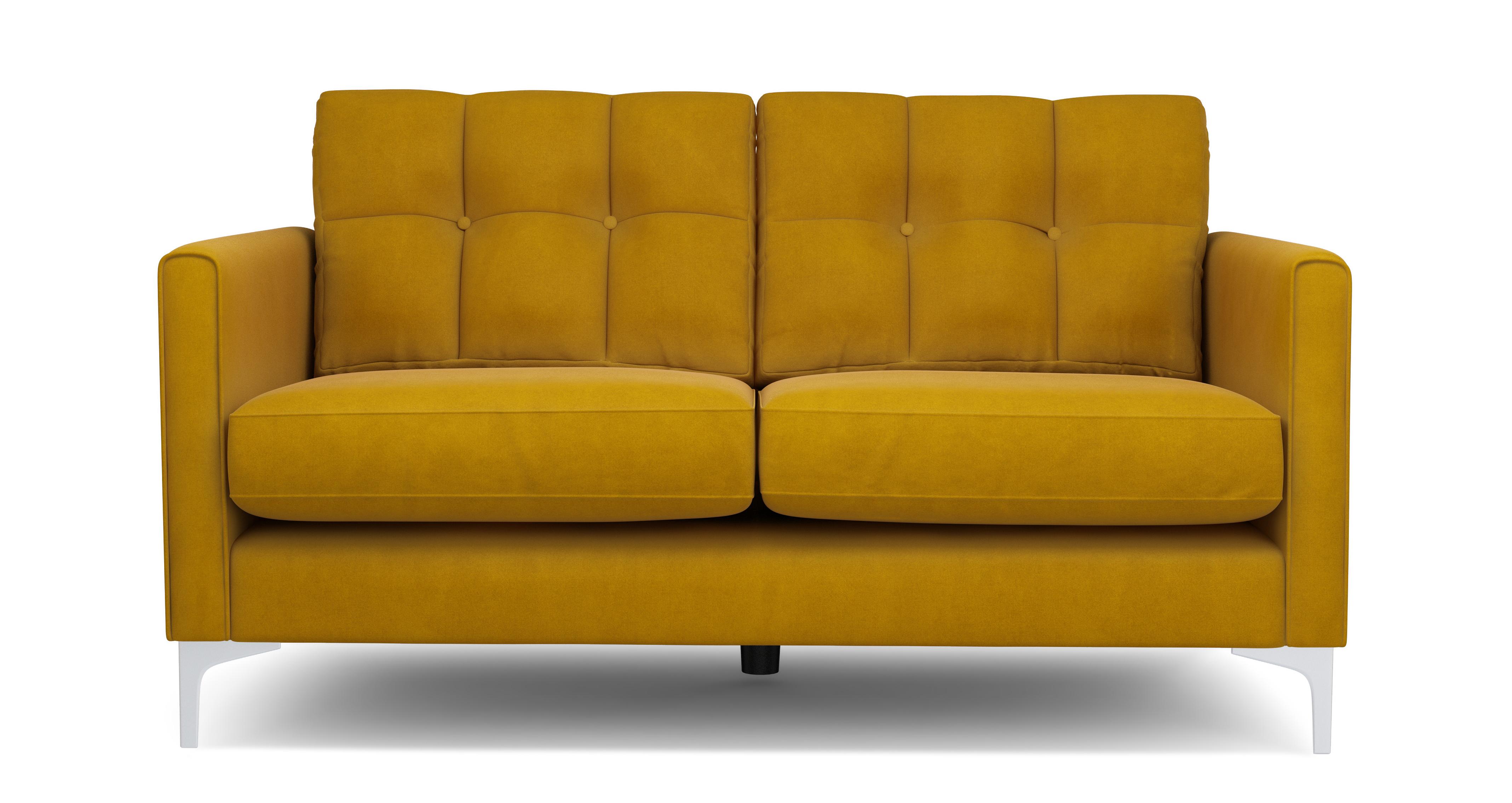 Bask Large Sofa Velvet Dfs
