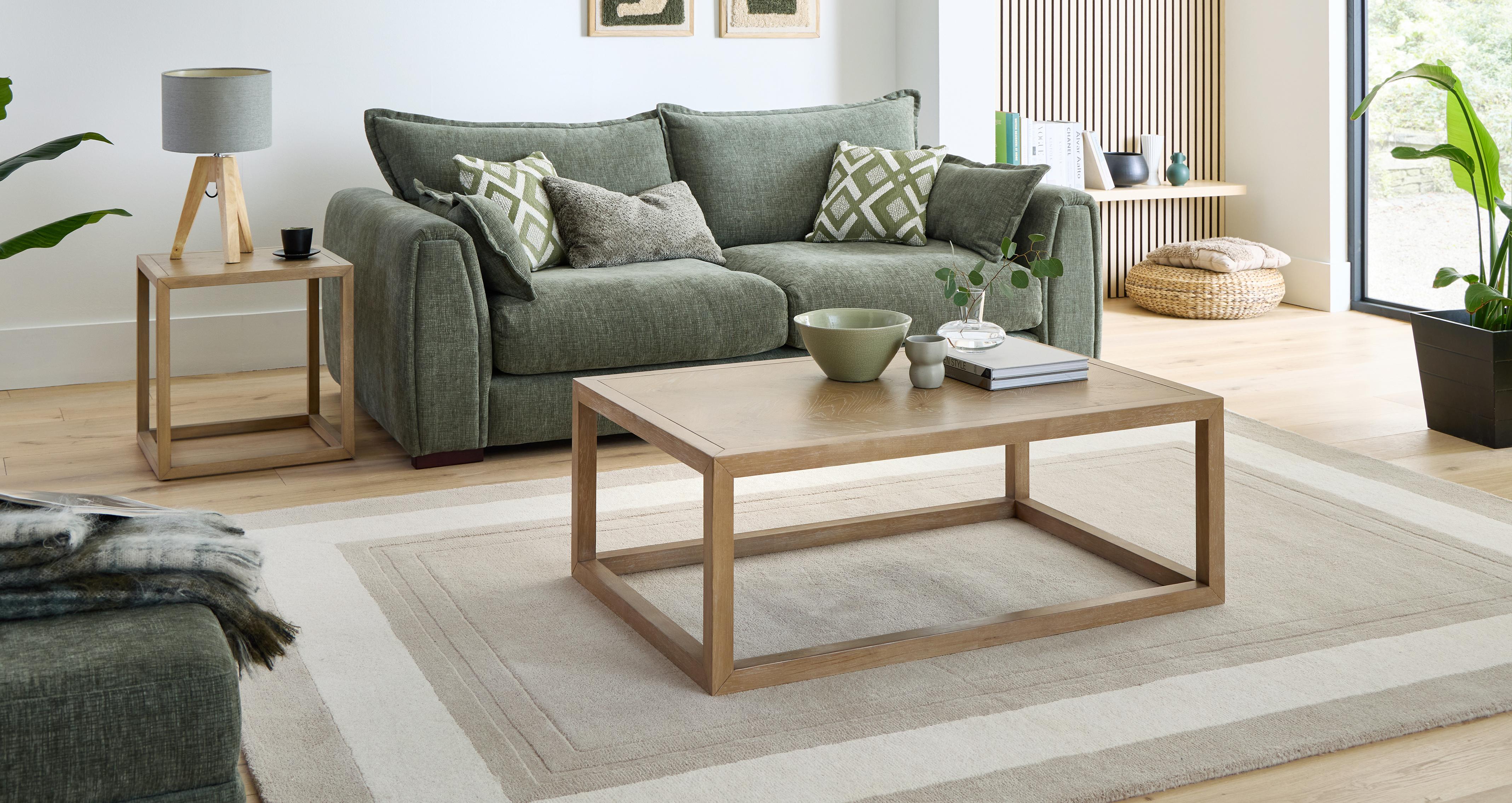 Begonia Side Table in Begonia Whitewash Oak