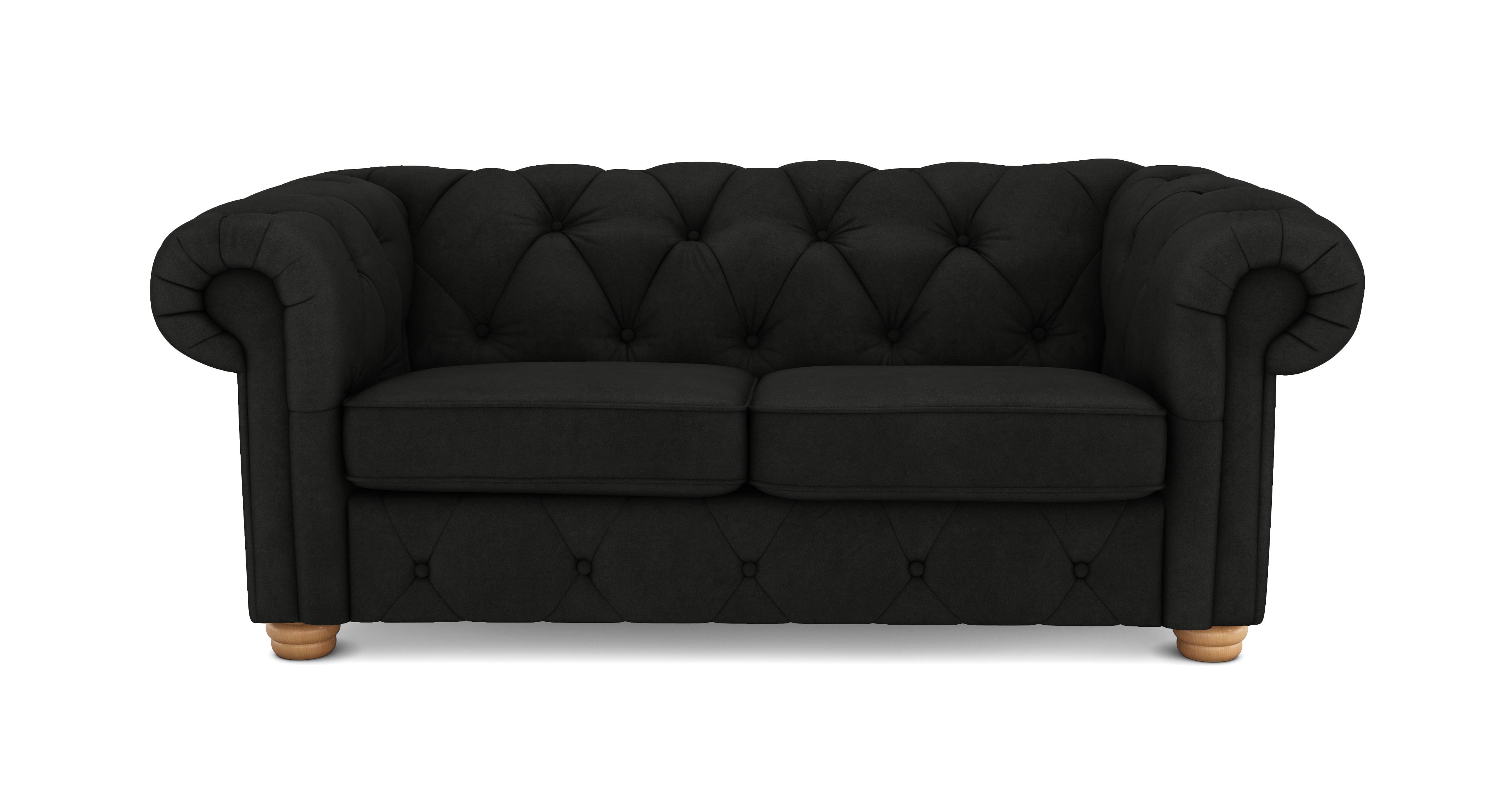 Velvet 2 Seater Sofa Bed