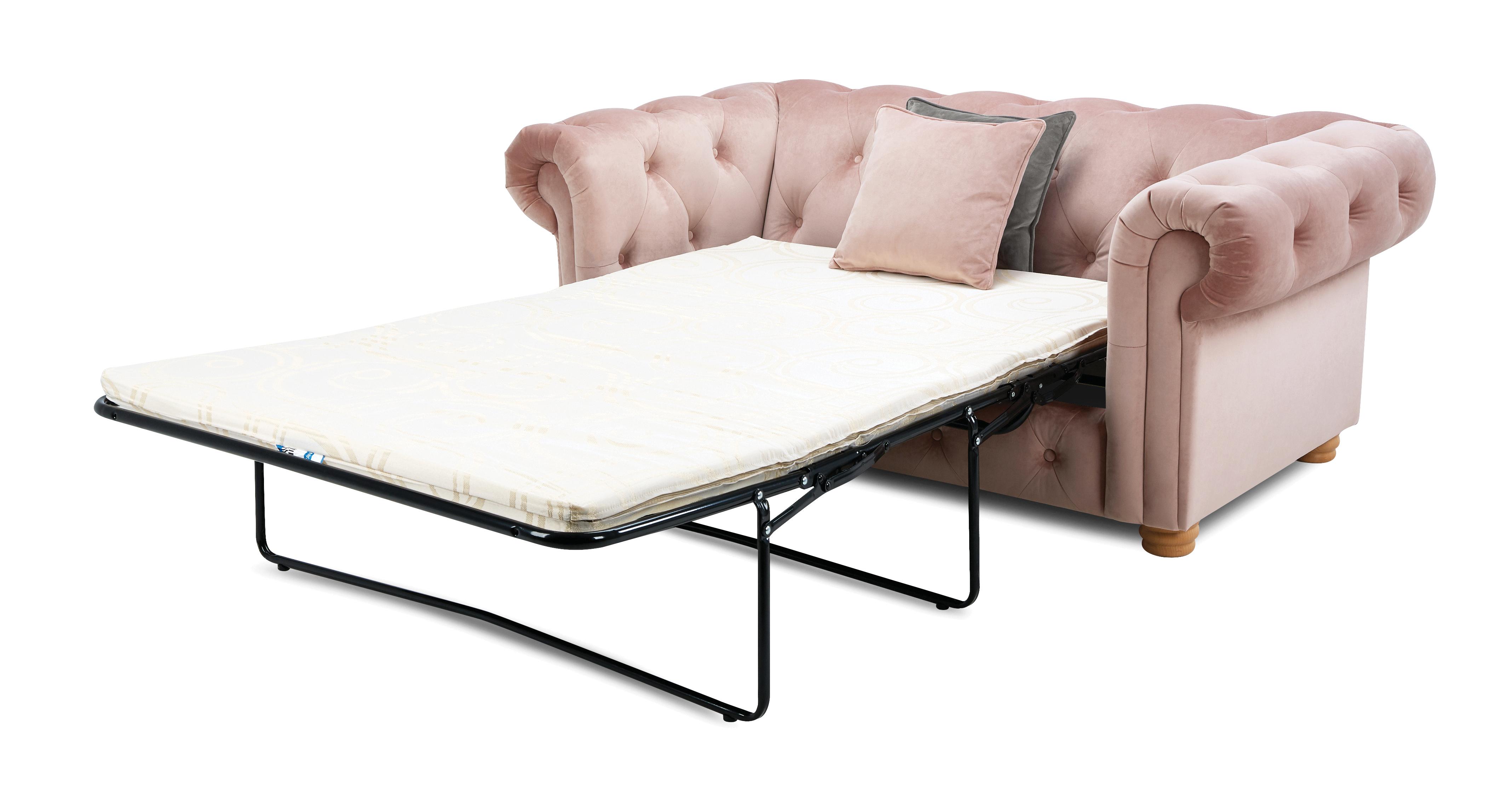 Belair Velvet 2 Seater Sofa Bed DFS