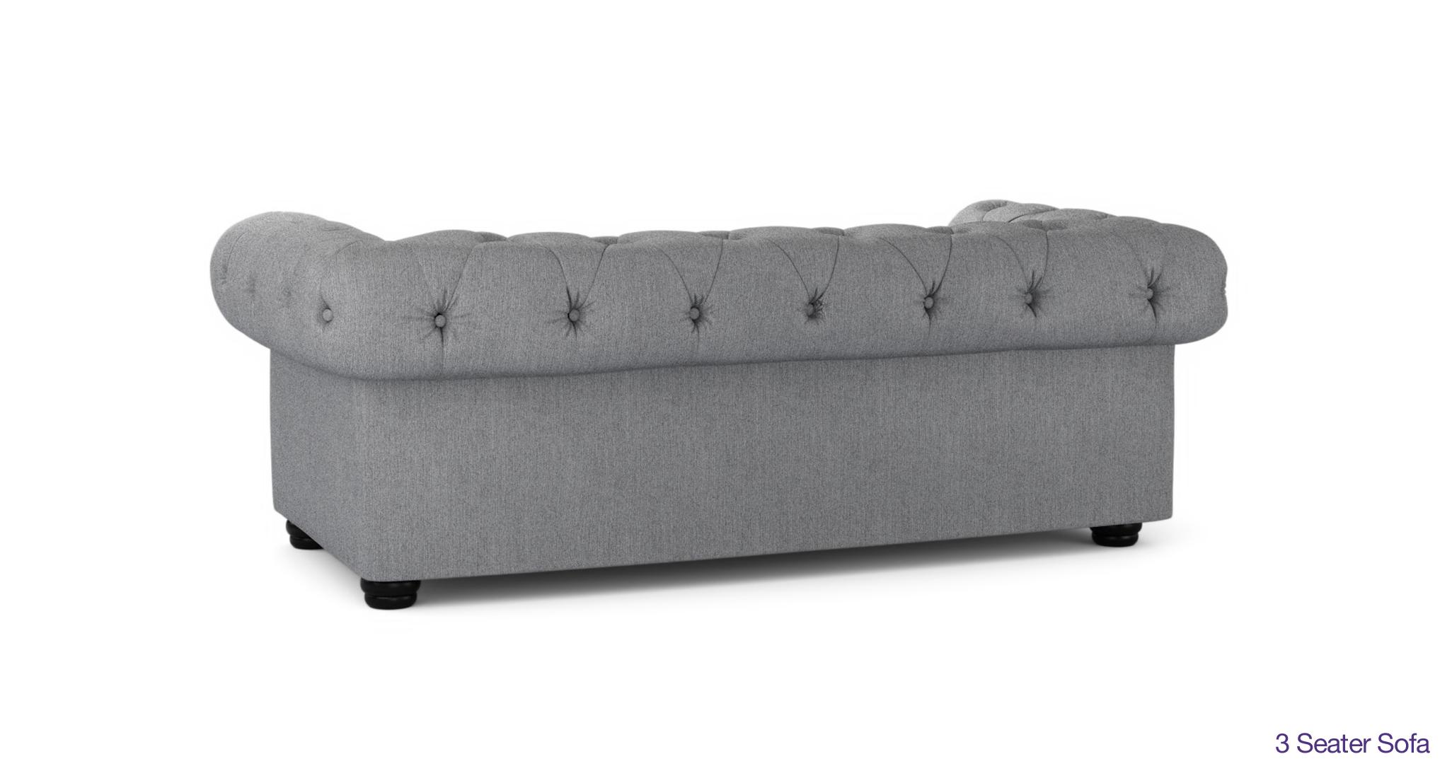 Grey chesterfield deals sofa dfs