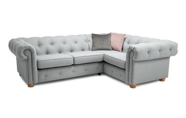 Left Hand Facing Arm 2 Seater Corner Sofa