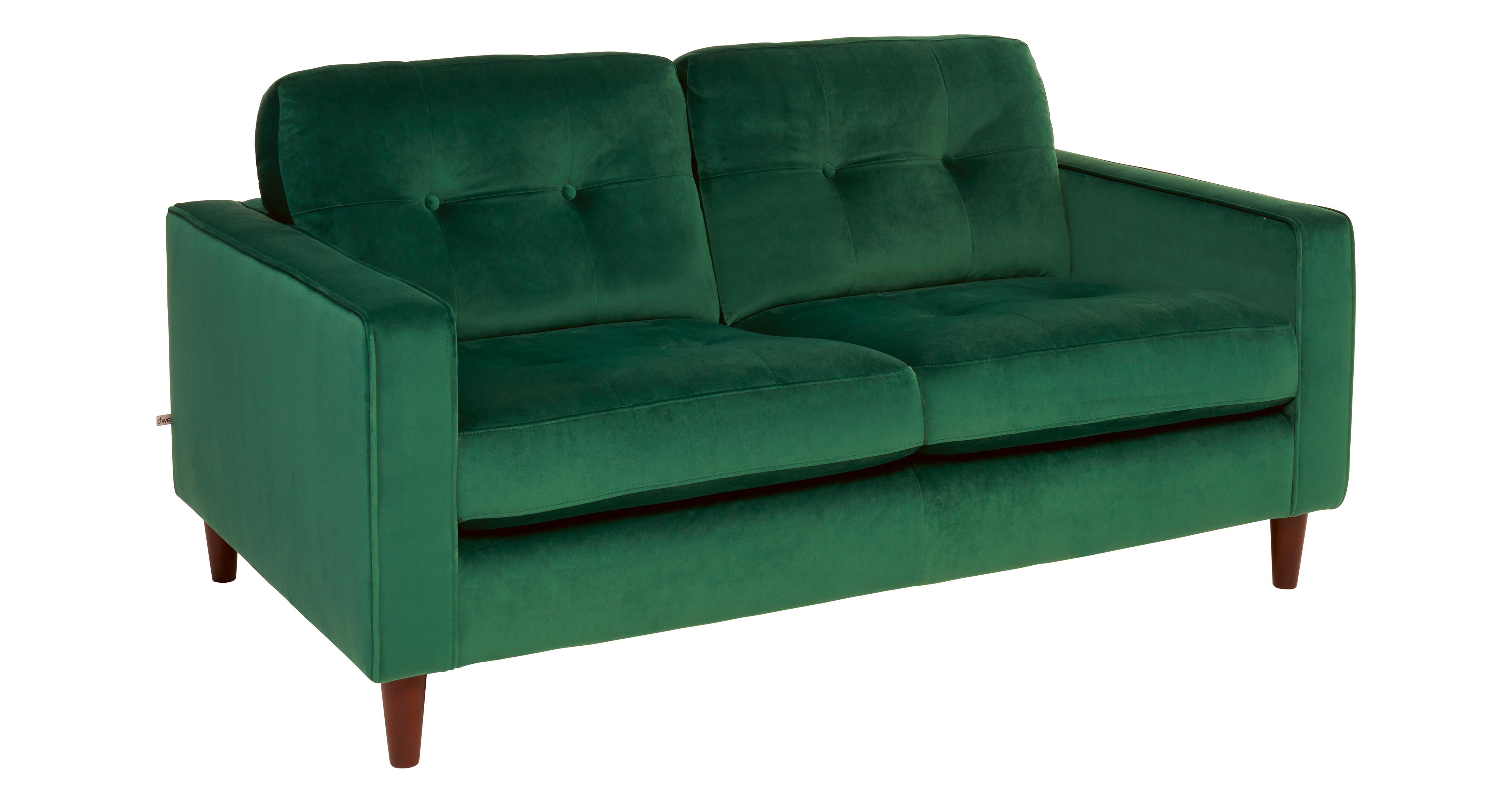 Dwell shop velvet sofa