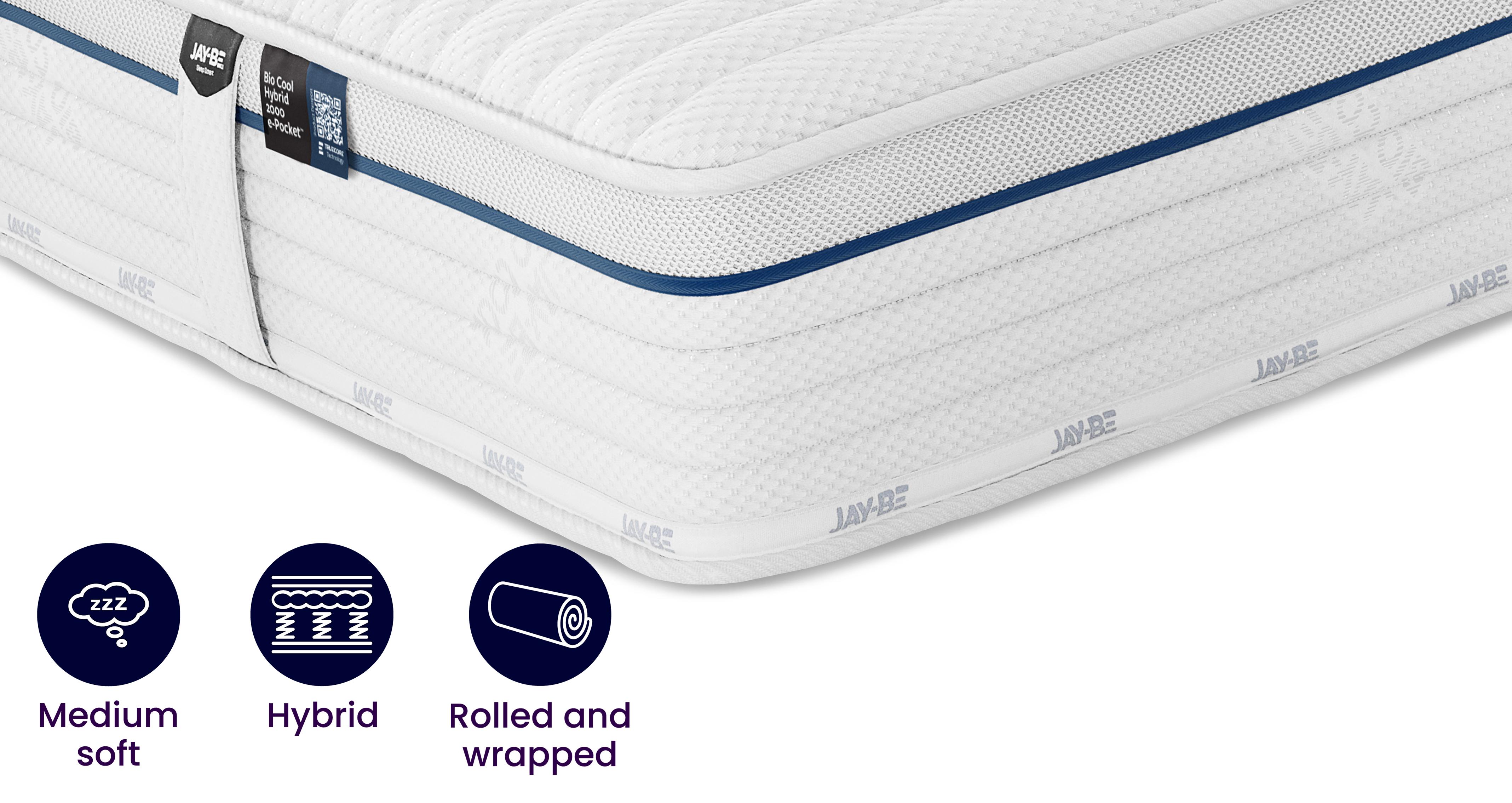 Bio Cool 2000 E Pocket Mattress King 5 Ft Mattress DFS