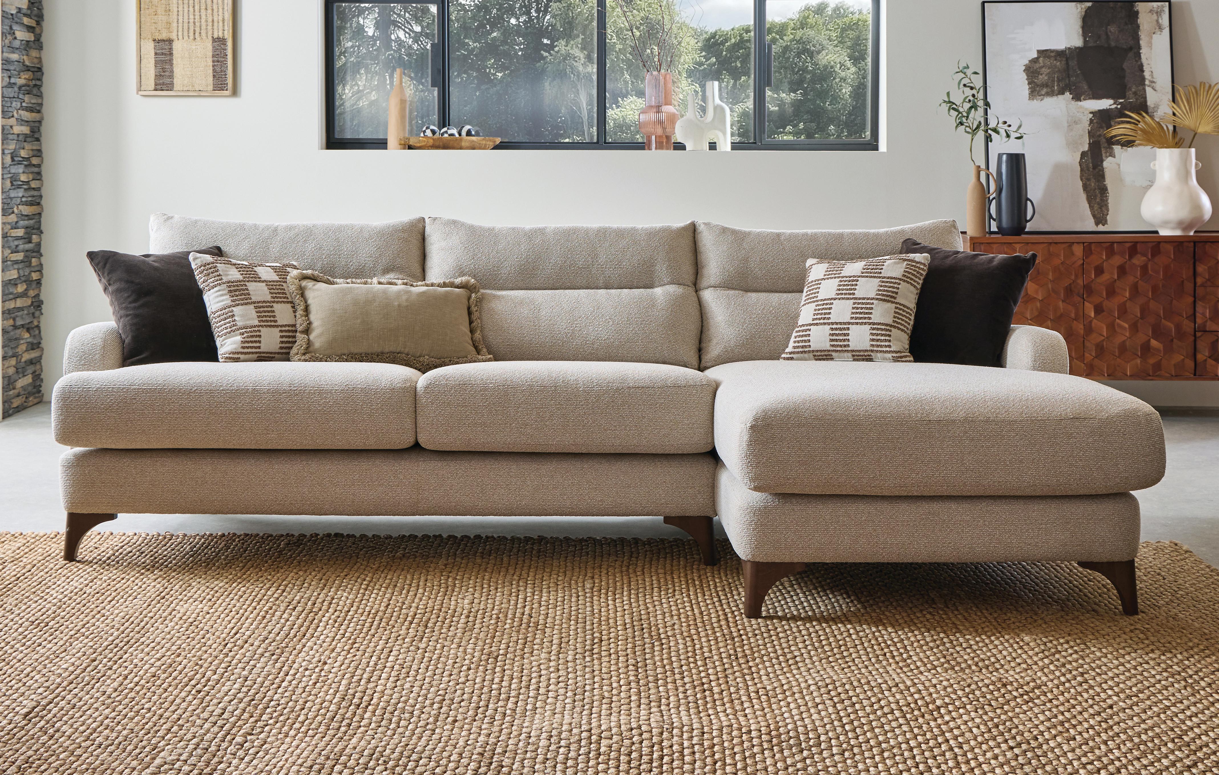 Right Hand Facing Large Chaise Sofa