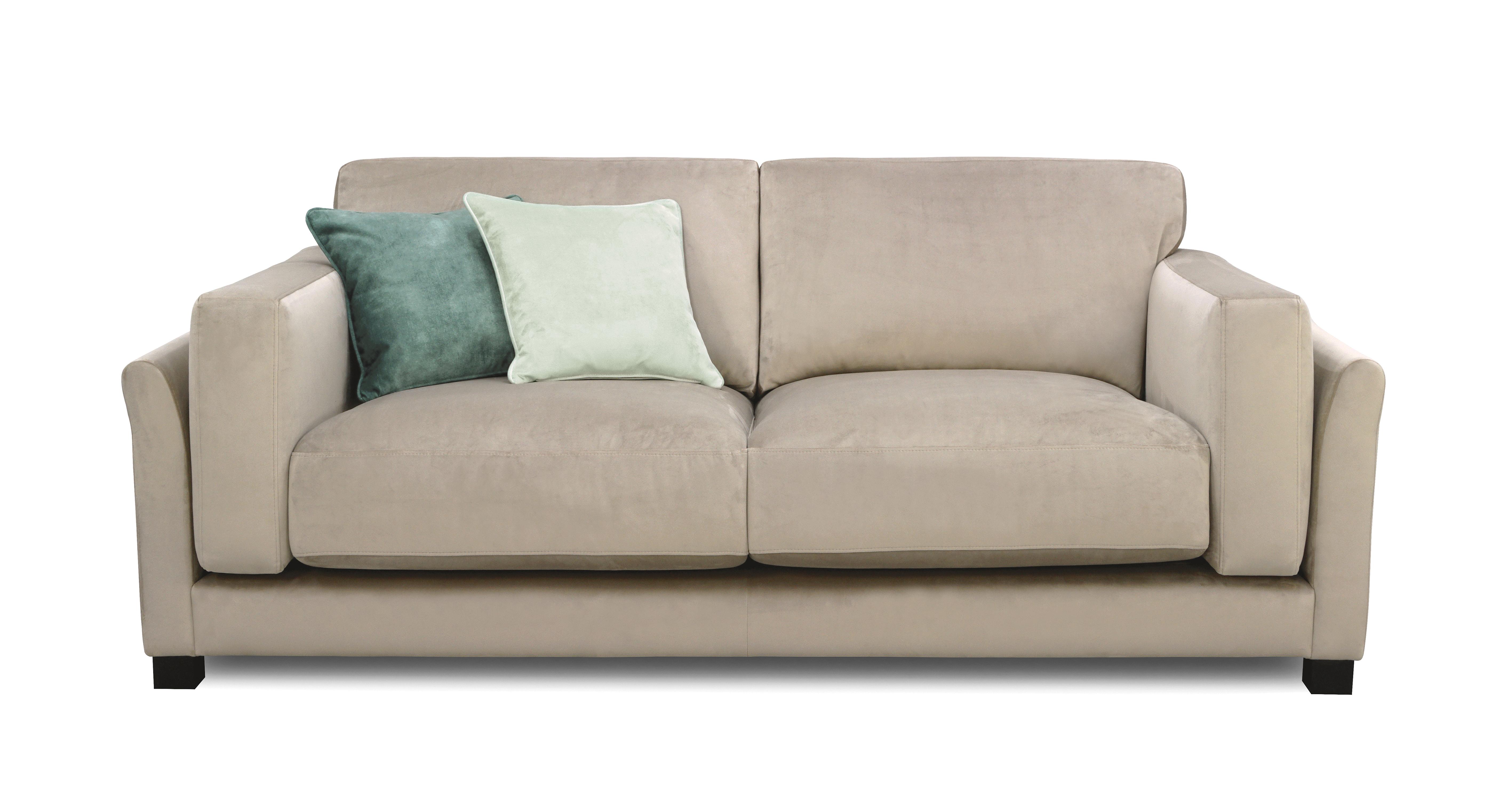 Dfs sensual outlet velvet sofa