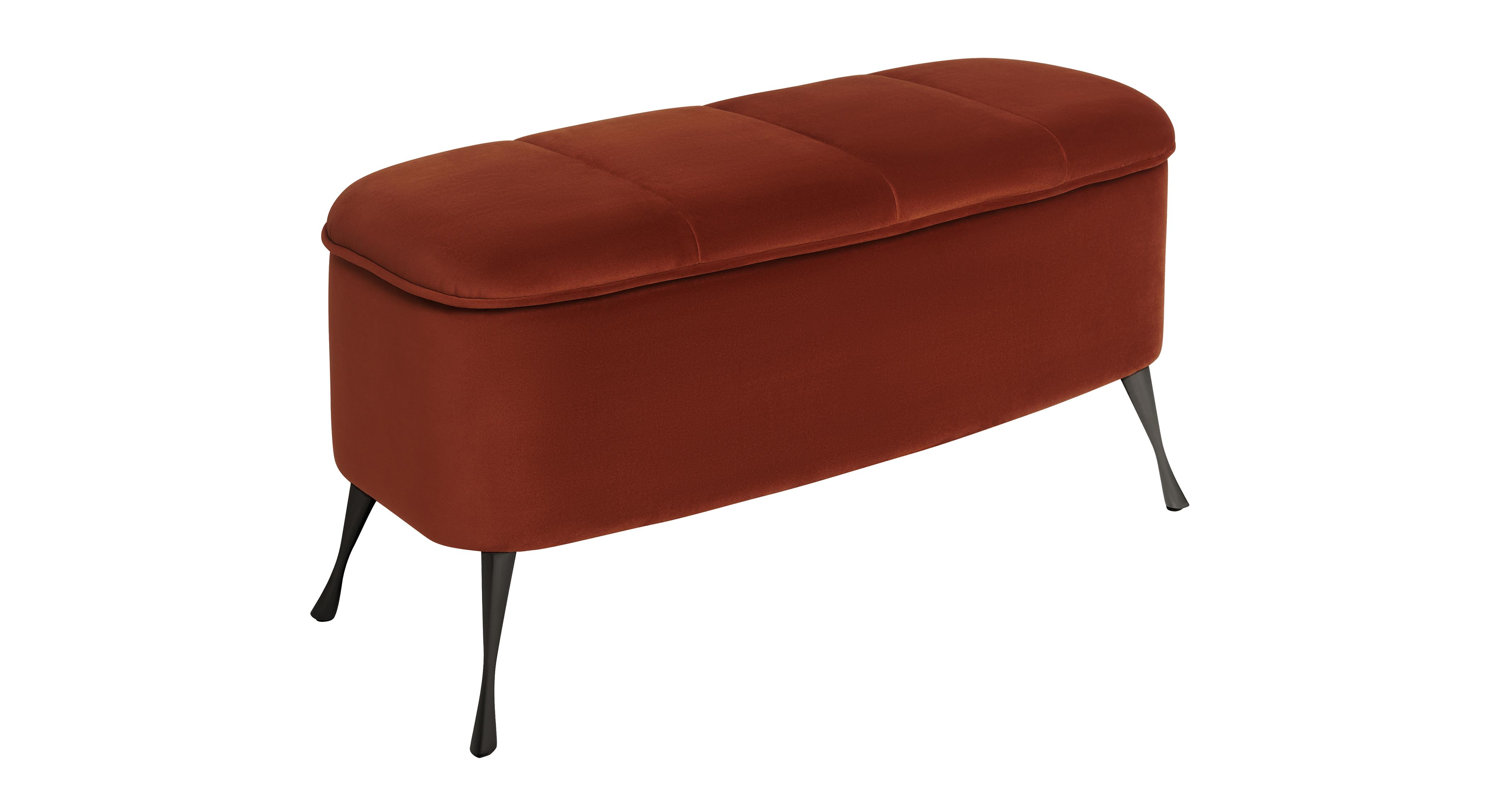 Bordeaux Bedroom Storage Bench Ottoman DFS