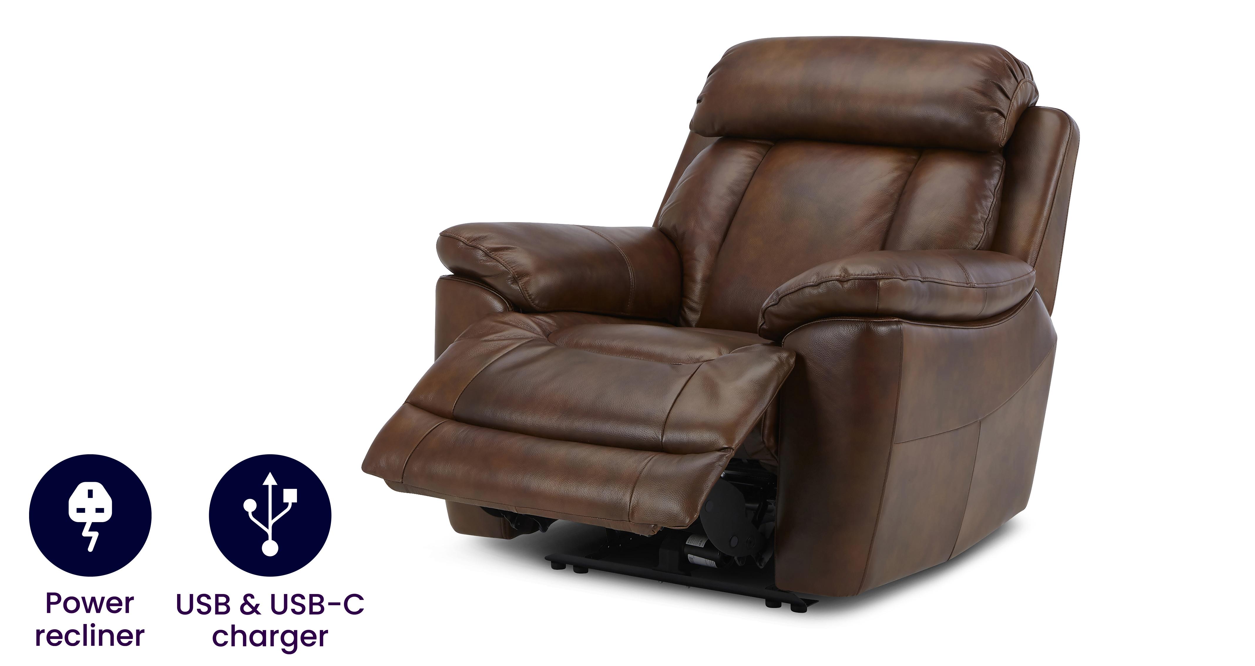 Power Recliner Chair with Power Headrests