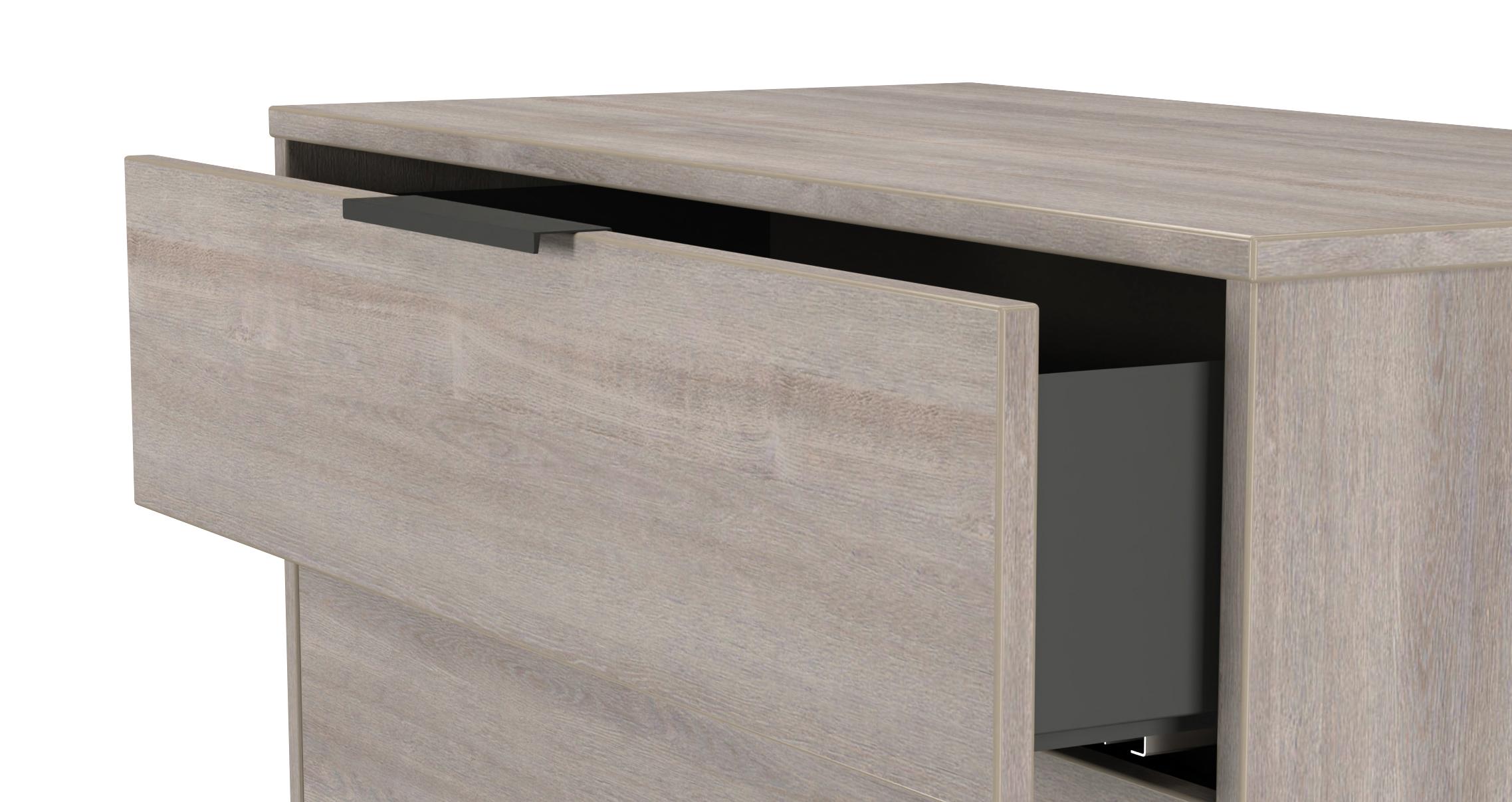 Brona 5 Drawer Chest in Brona Grey Oak