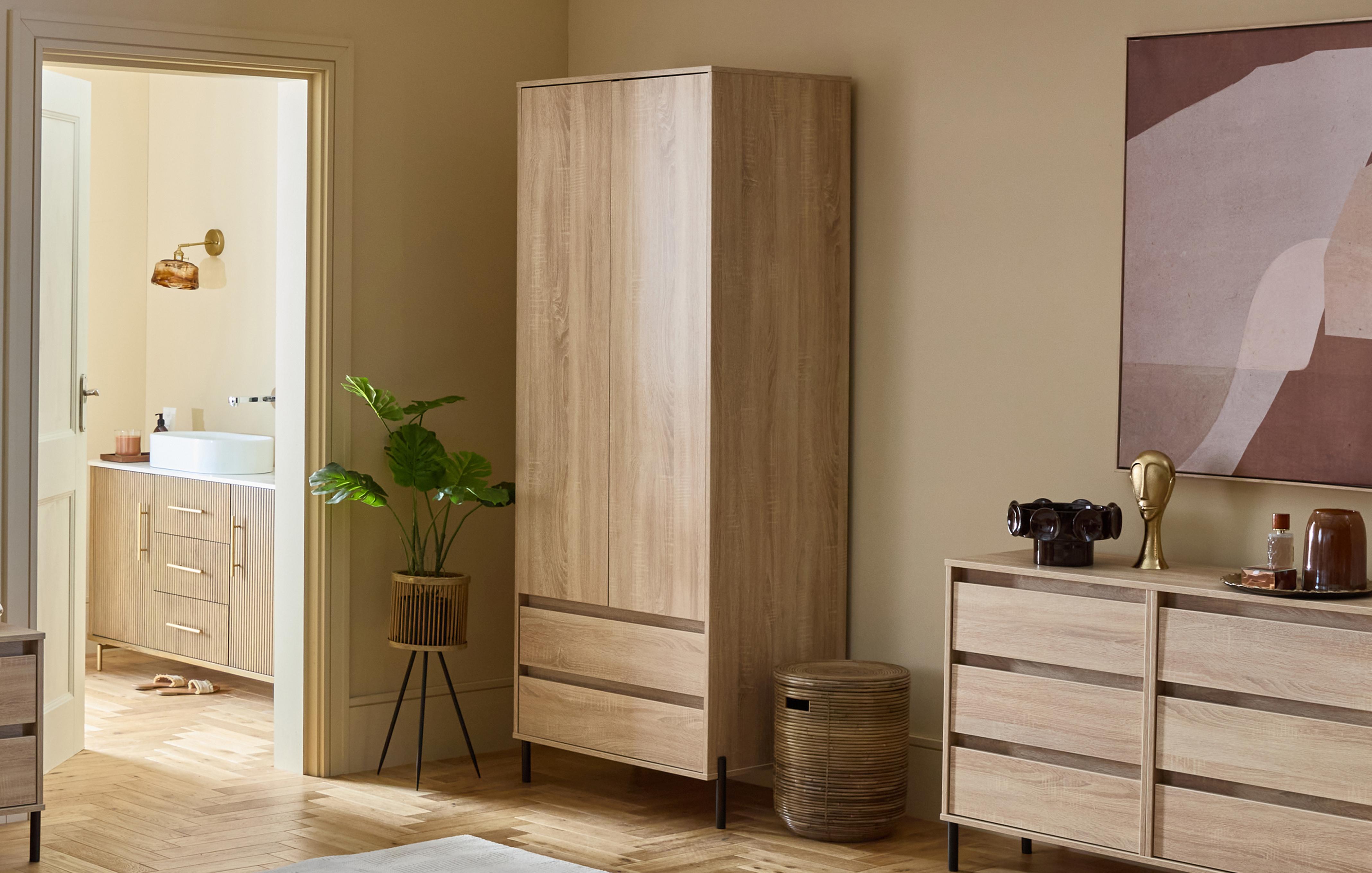 2 Door 2 Drawer Wardrobe