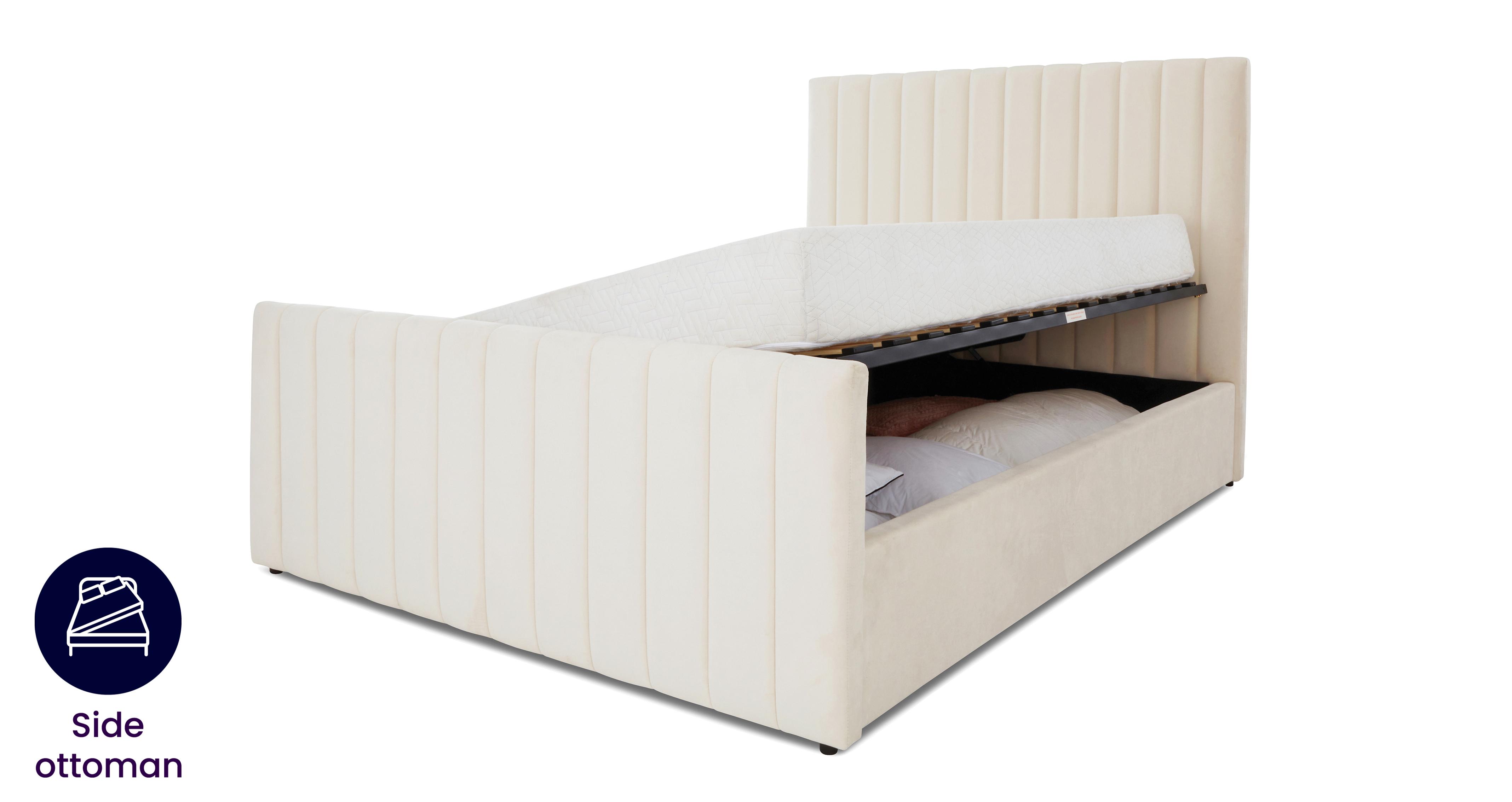 Side Ottoman King Bedframe