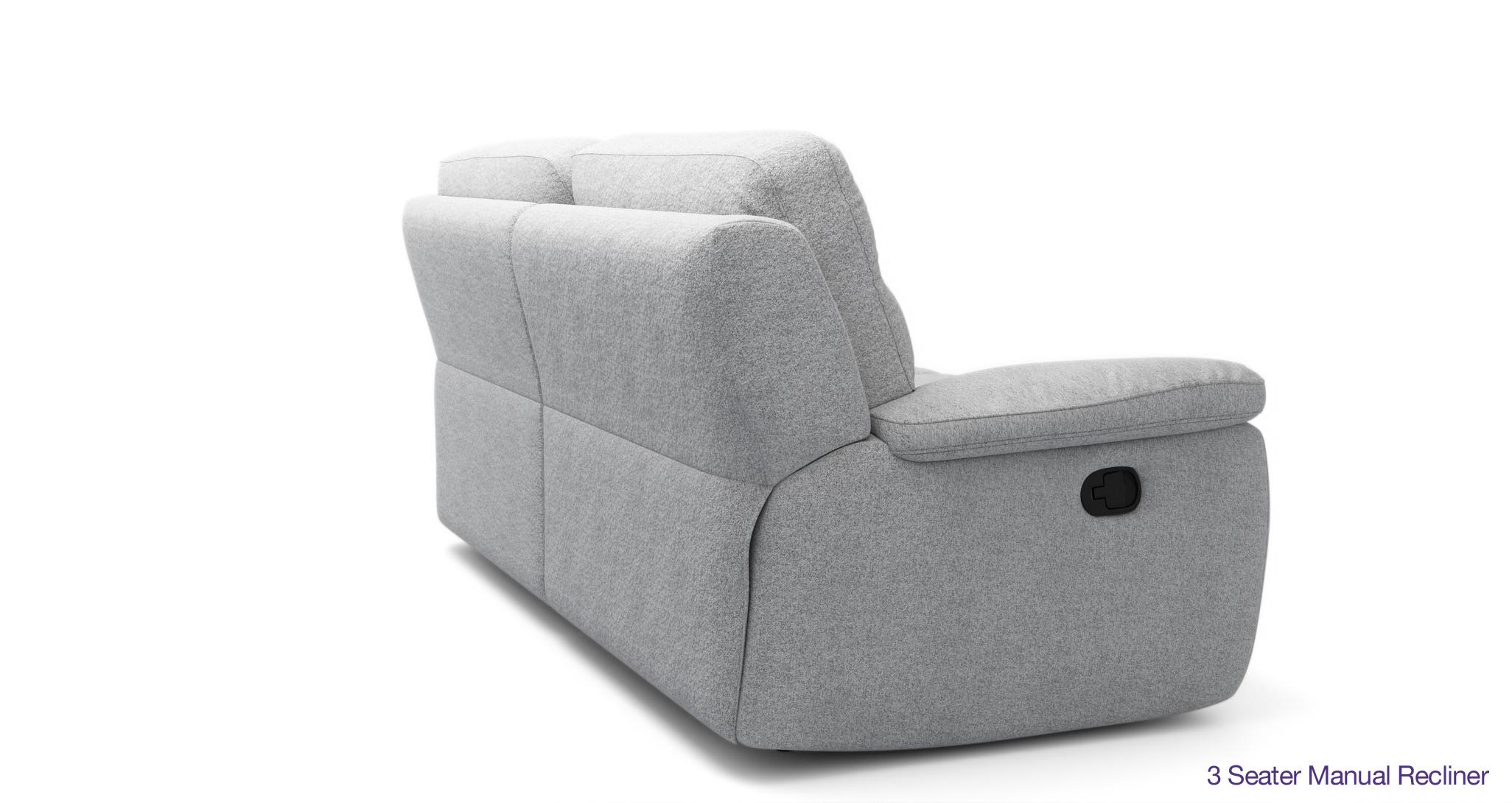 Burrell 3 Seater Manual Recliner DFS