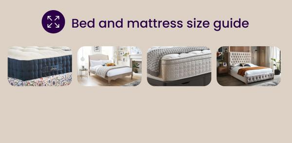 a variety of beds and mattresses