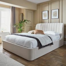 white ottoman bed 