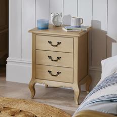 Country Living Lewes 3 drawer bedside table