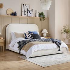 Housed Beautiful Calliope boucle bed