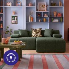 All OnCloud9 sofas comes with a 5 year guarantee