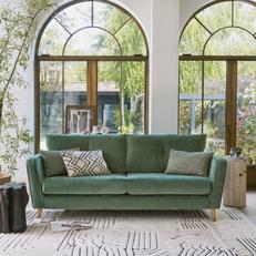 French Connection Carlisle sofa in sage green