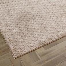 cream flat weave rug 