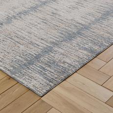 blue grey textured patterned rug