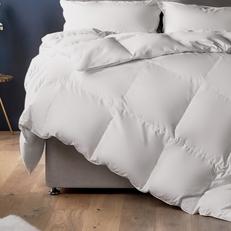 Close up of a thick Siletnight duvet