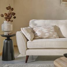 french connection zinc sofa in boucle