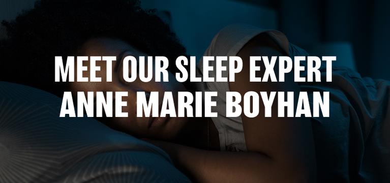 women sleeping on her side
