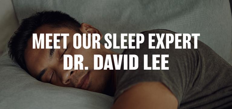 close up of a man sleeping on his side